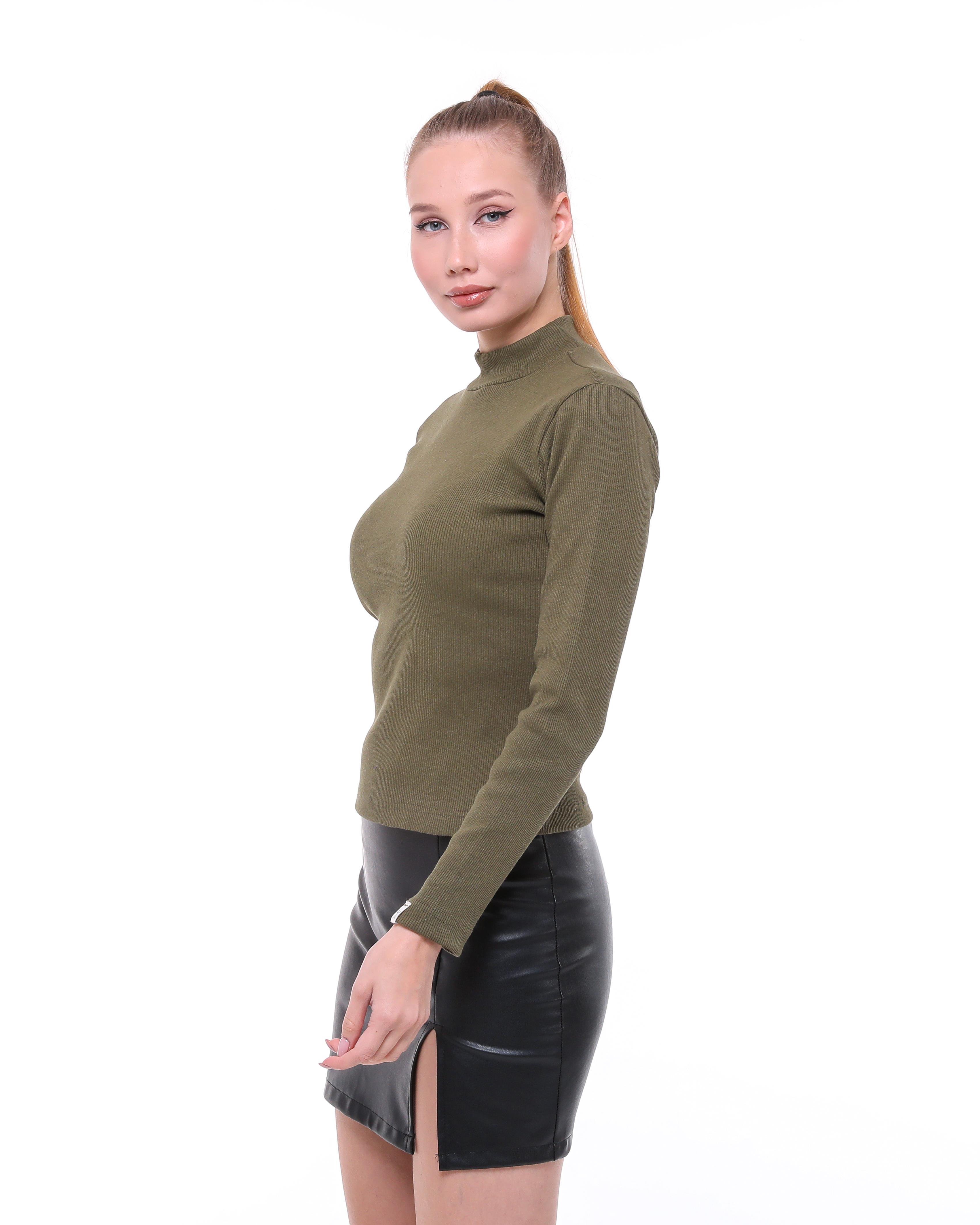 Haki Renk Yarım Balıkçı Kaşkorse Body