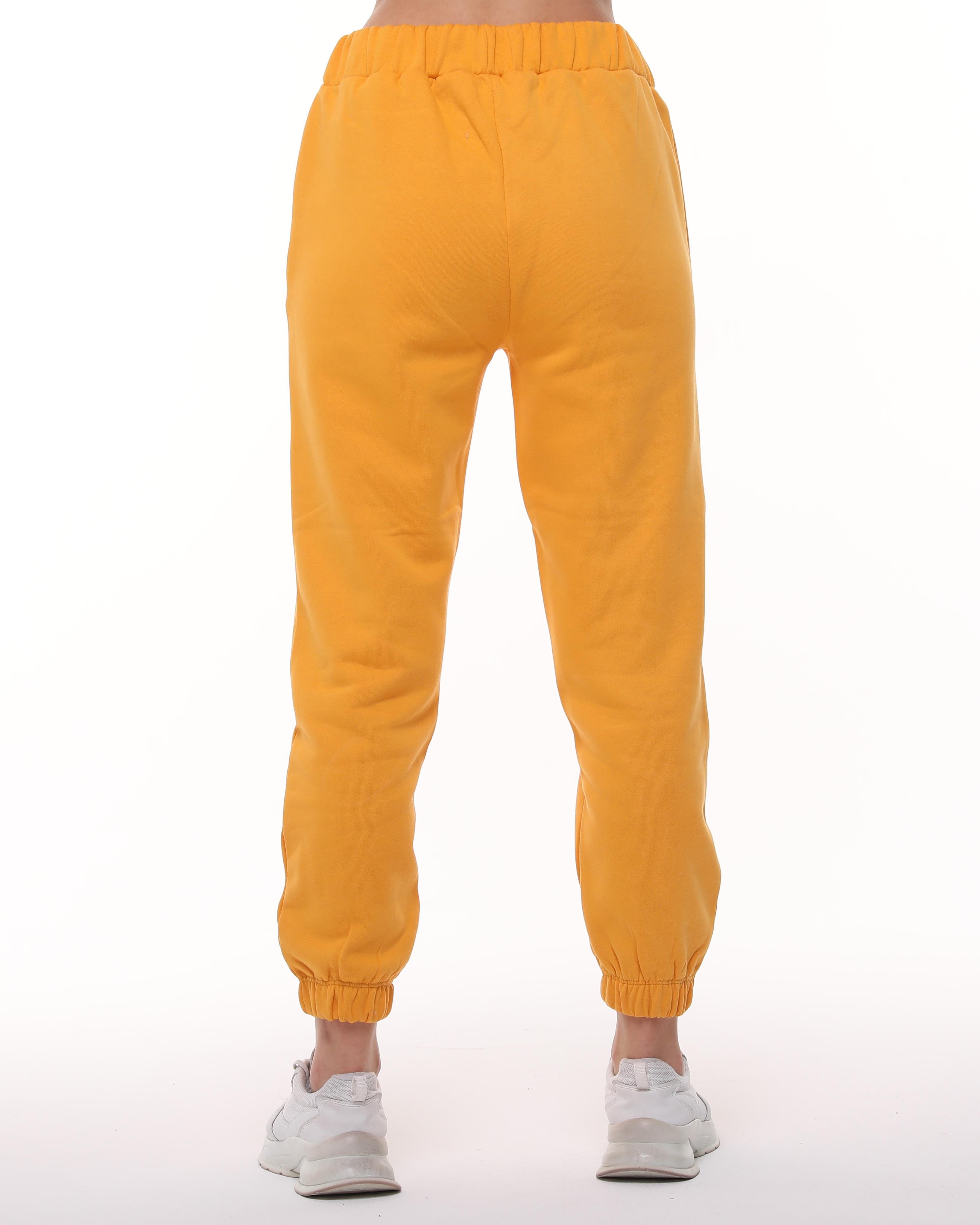 Hardal Jogger Şardonlu Eşofman Altı