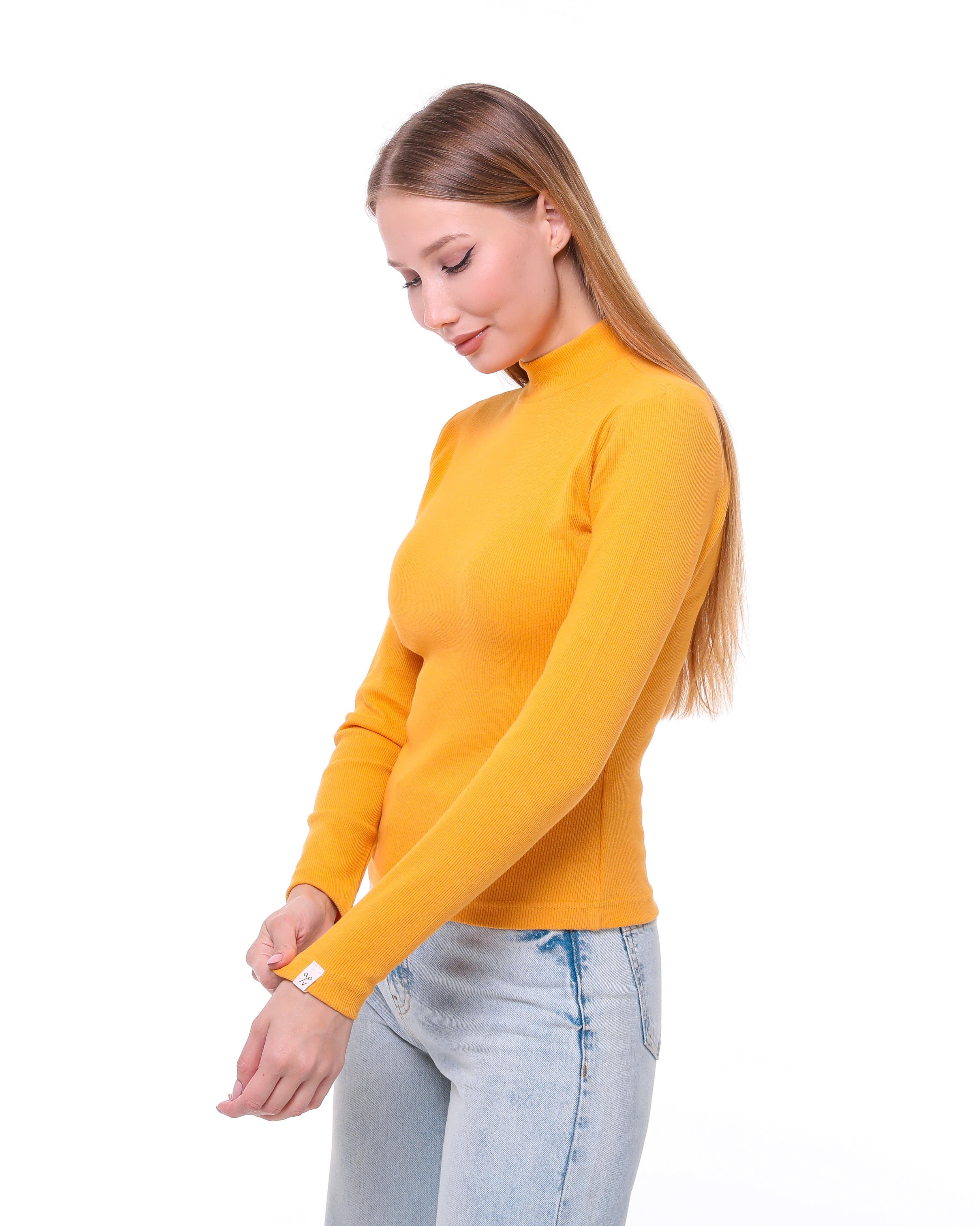 Hardal Renk Yarım Balıkçı Kaşkorse Body