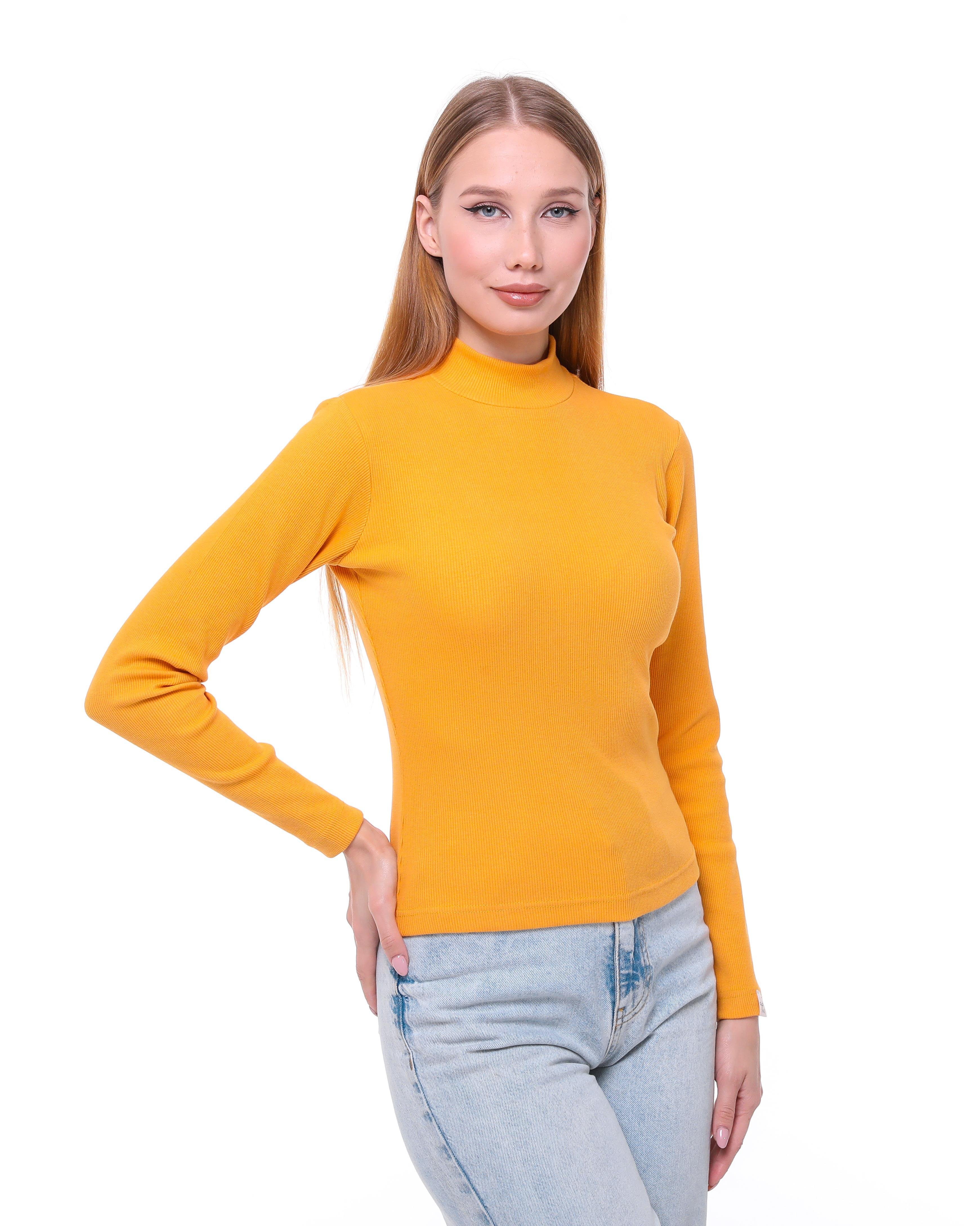 Hardal Renk Yarım Balıkçı Kaşkorse Body