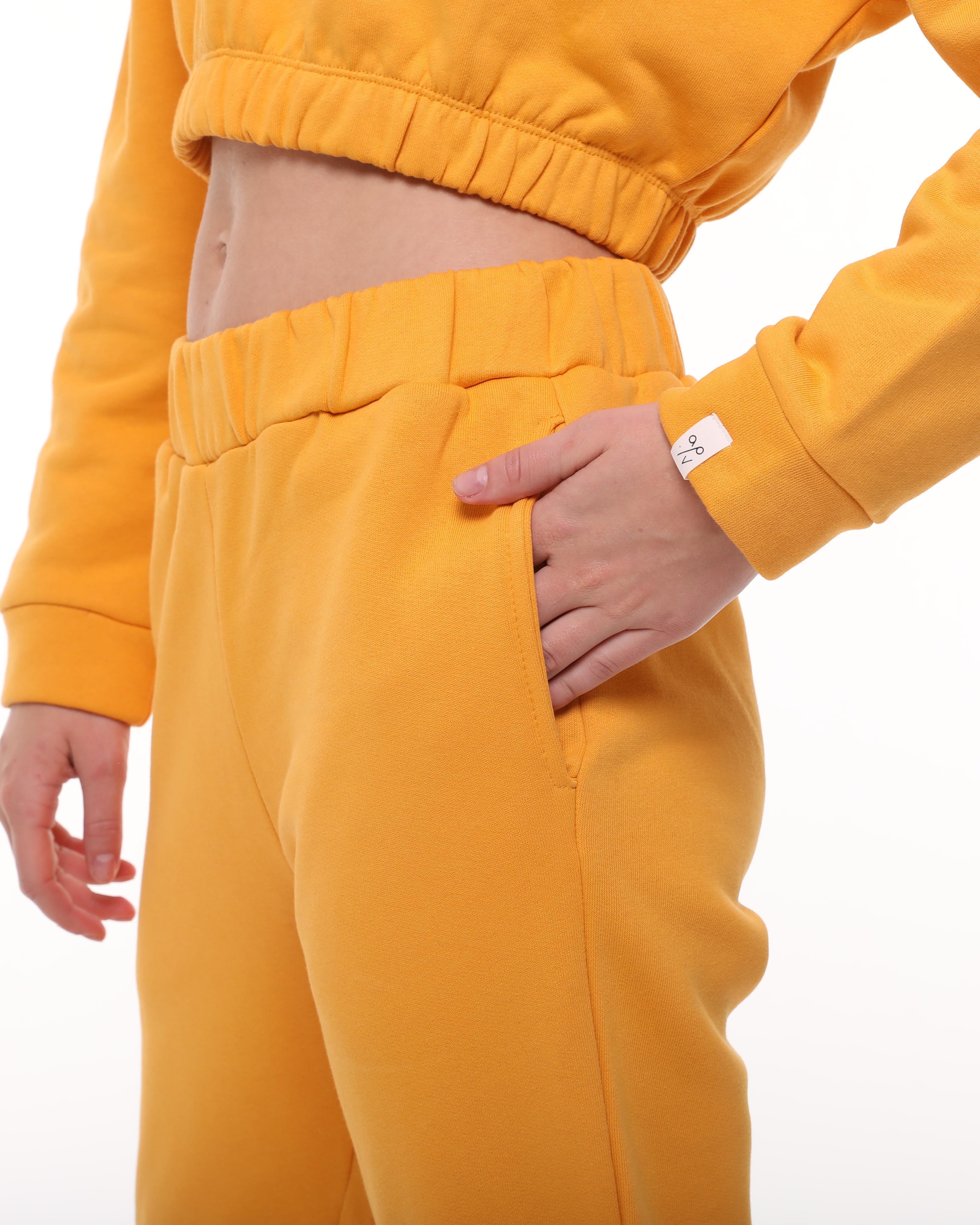 Hardal Şardonlu Sweatshirt