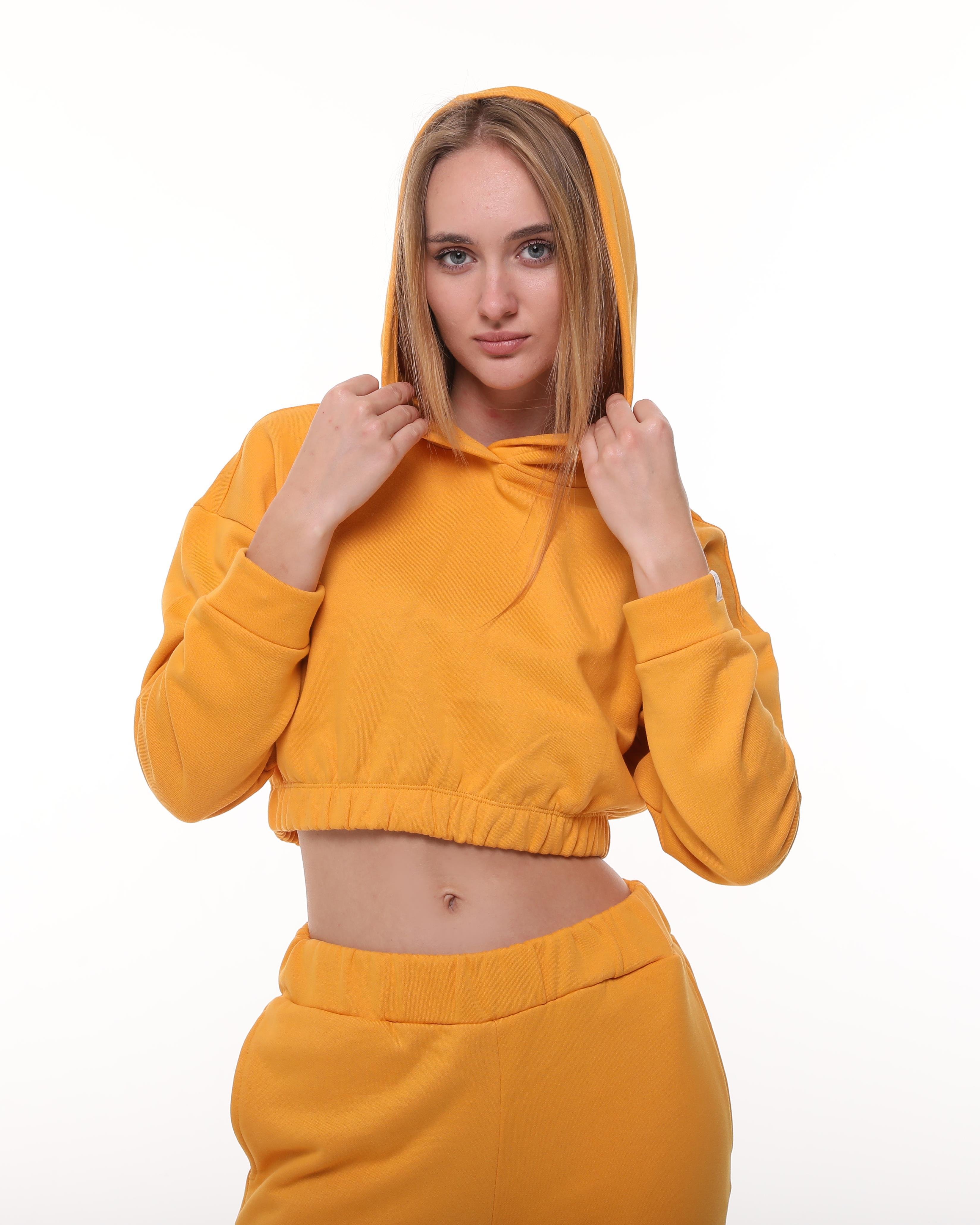 Hardal Şardonlu Sweatshirt