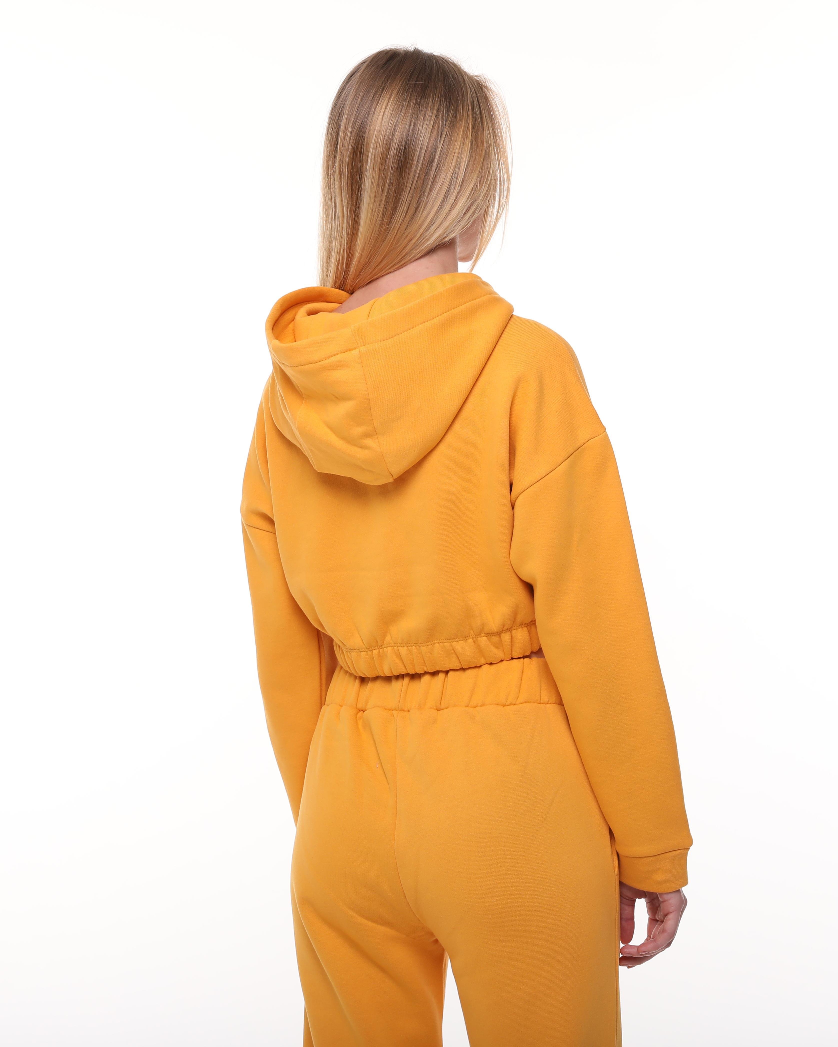 Hardal Şardonlu Sweatshirt