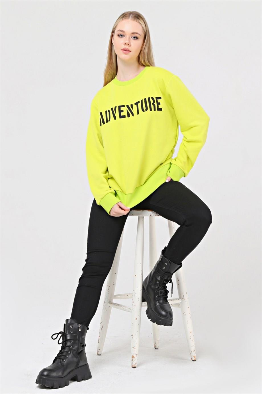 Lime Rengi Sweatshirt