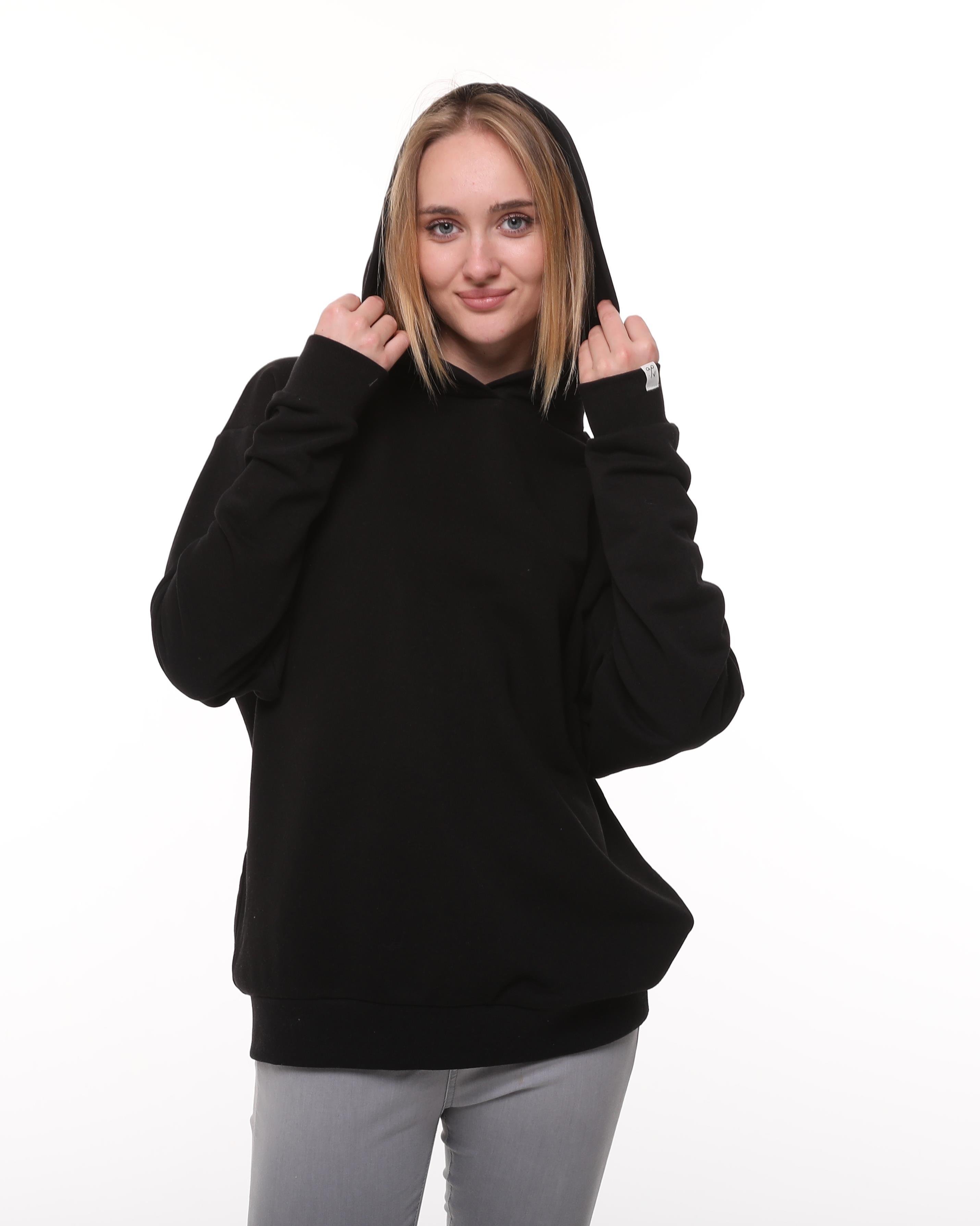 Siyah Oversize Sweatshirt