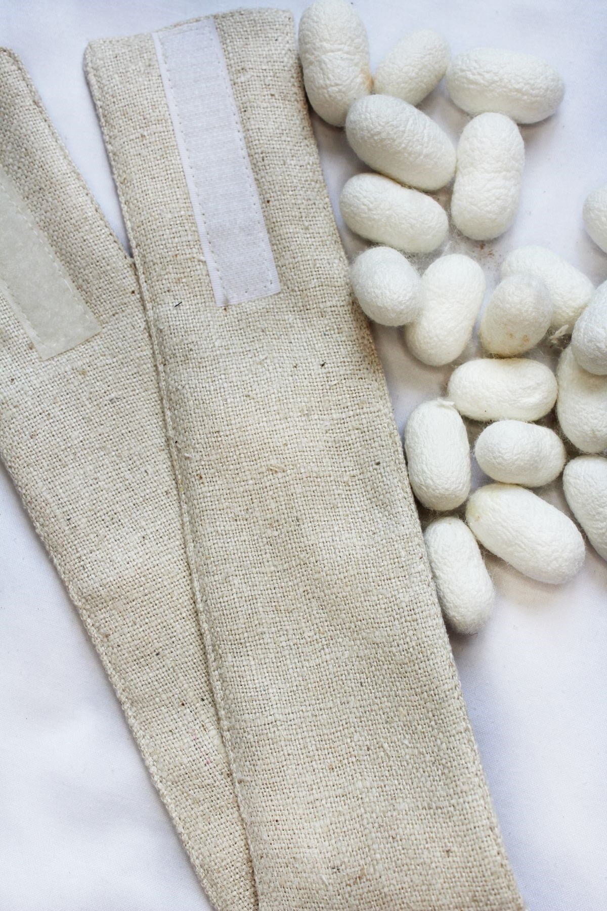 Özel Tasarım  %100 Saf İpek El Dokuması Uyku Göz Bandı- Barış İpeği/Peace Silk