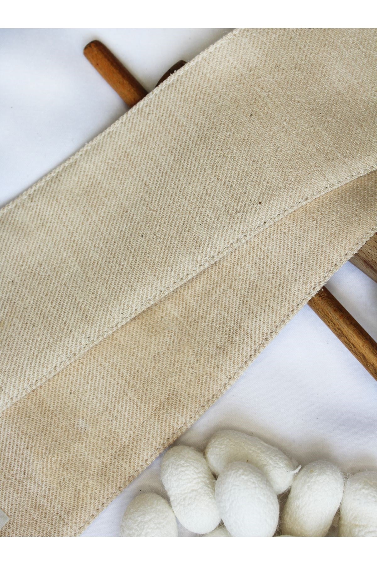 Özel Tasarım  %100 Saf İpek El Dokuması Uyku Göz Bandı- Barış İpeği/Peace Silk