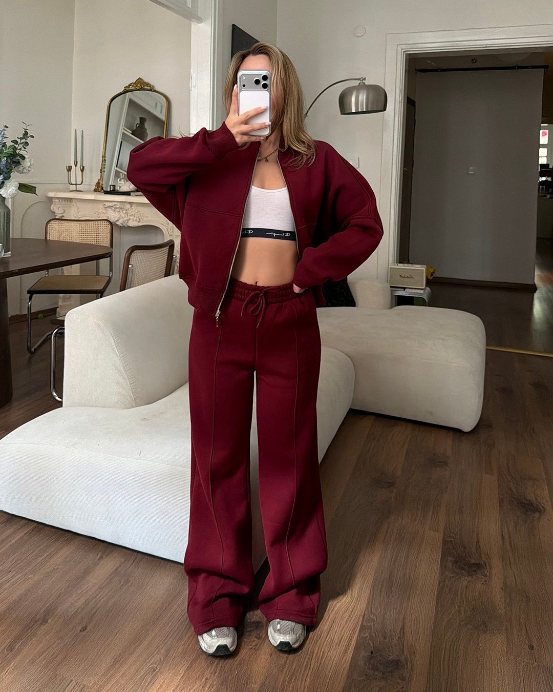 Bounce Bordo Eşofman Takımı