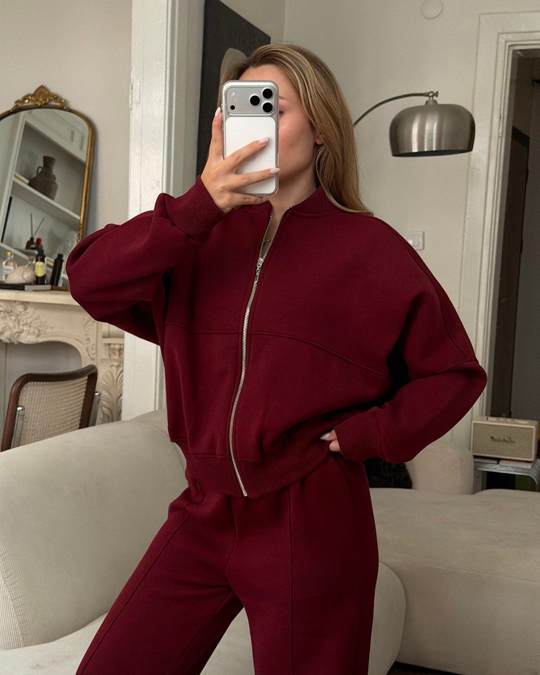 Bounce Bordo Eşofman Takımı