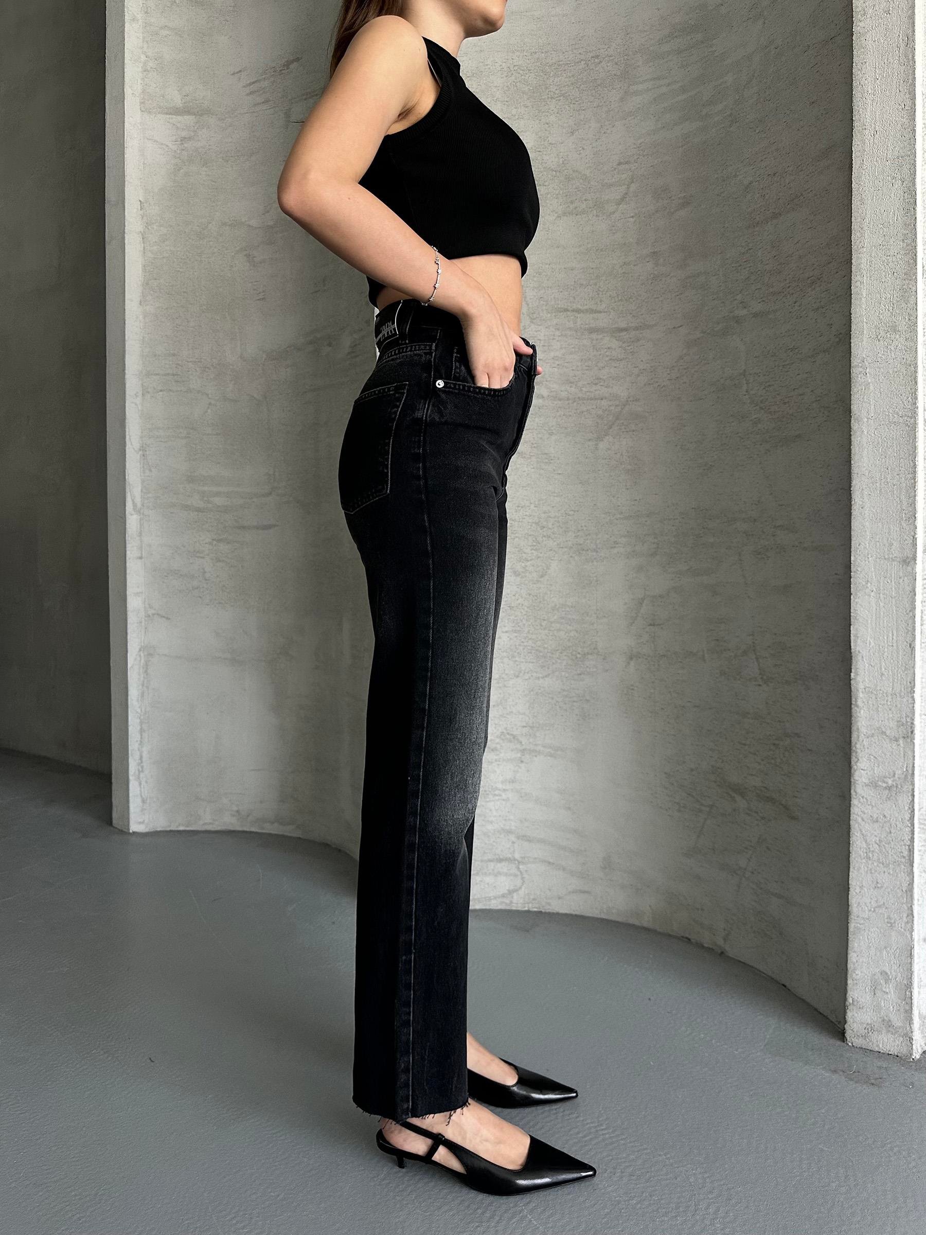 Cindy Siyah Blue Jean Pantolon
