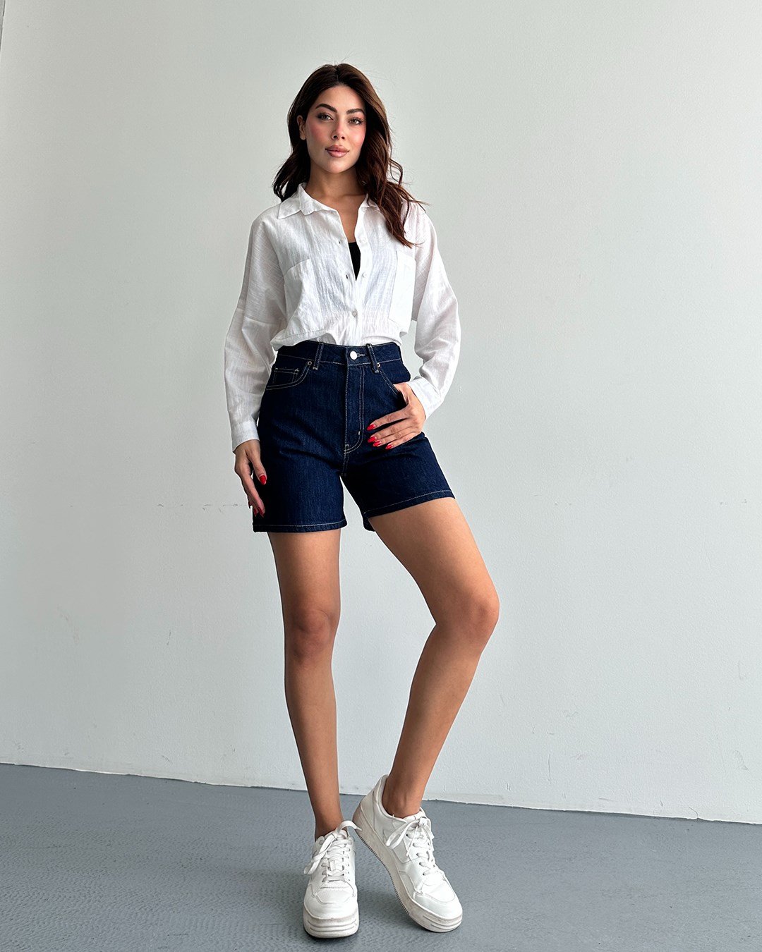 City Boy Denim Lacivert Şort
