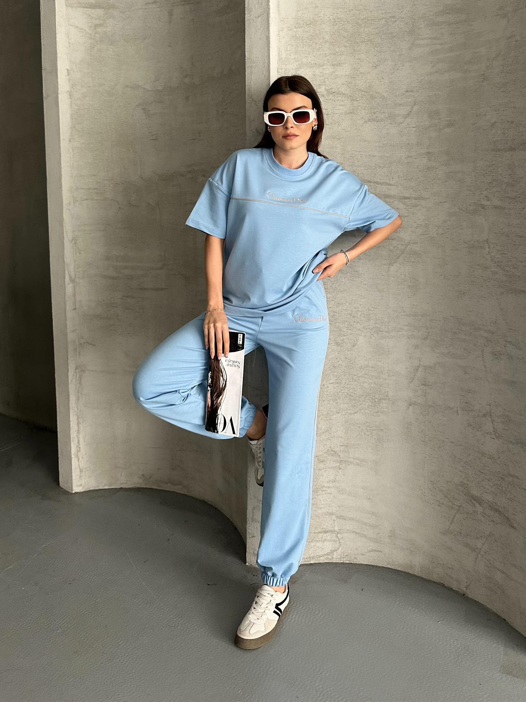 Dior Bebe Mavisi Eşofman Takımı