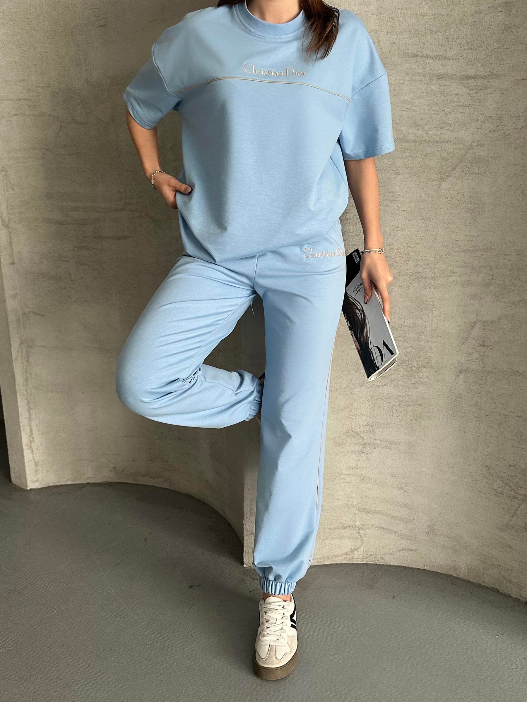 Dior Bebe Mavisi Eşofman Takımı
