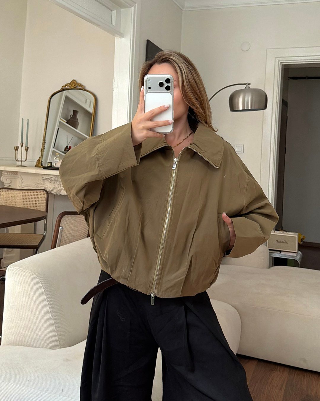 Fly Haki Bomber Ceket