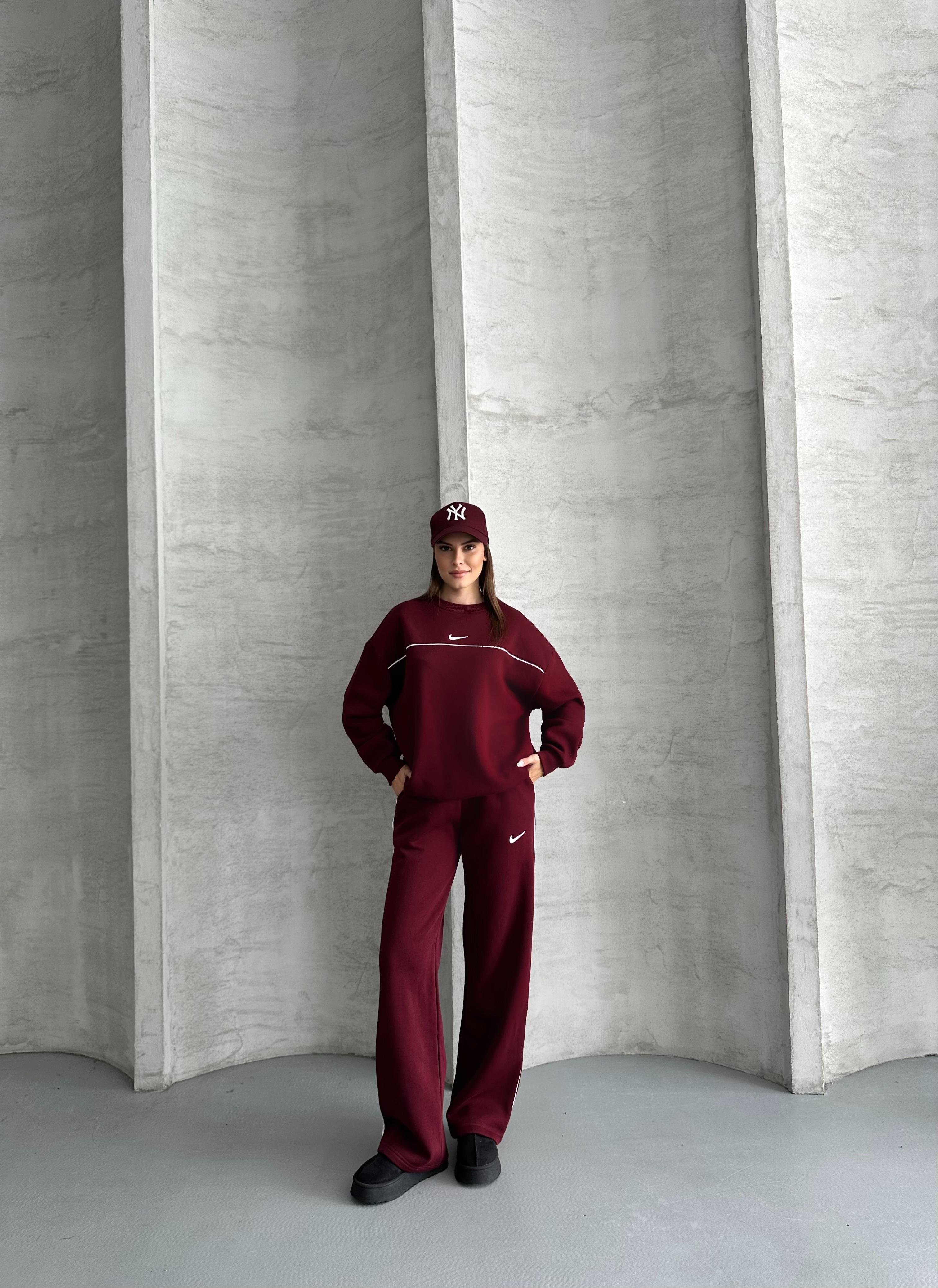 Nx Bordo Eşofman Takımı