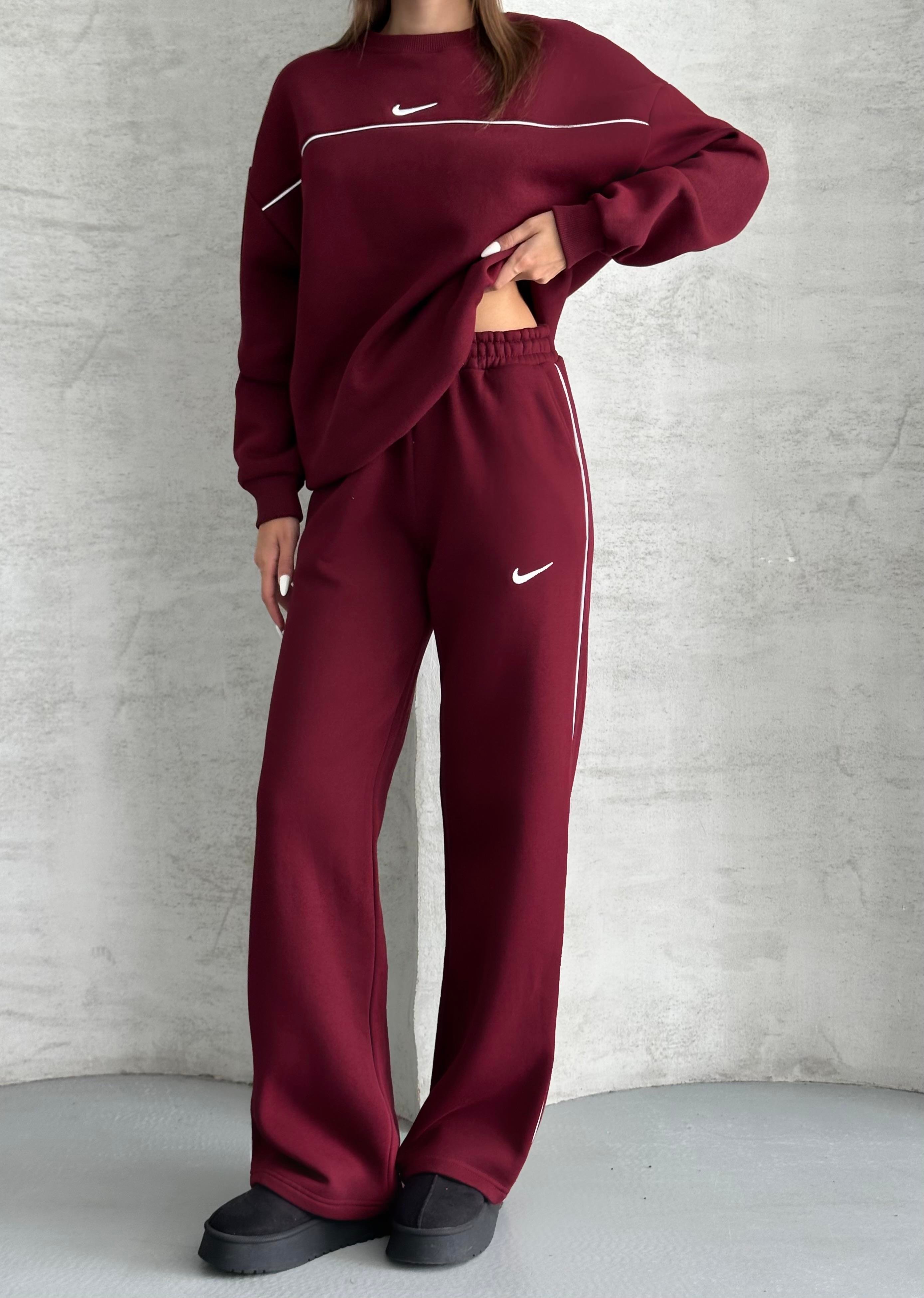 Nx Bordo Eşofman Takımı