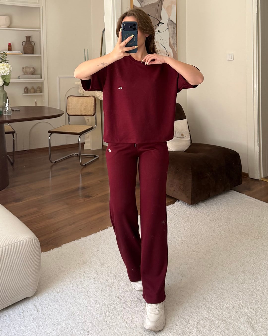 Soft Basic Bordo Eşofman Takımı