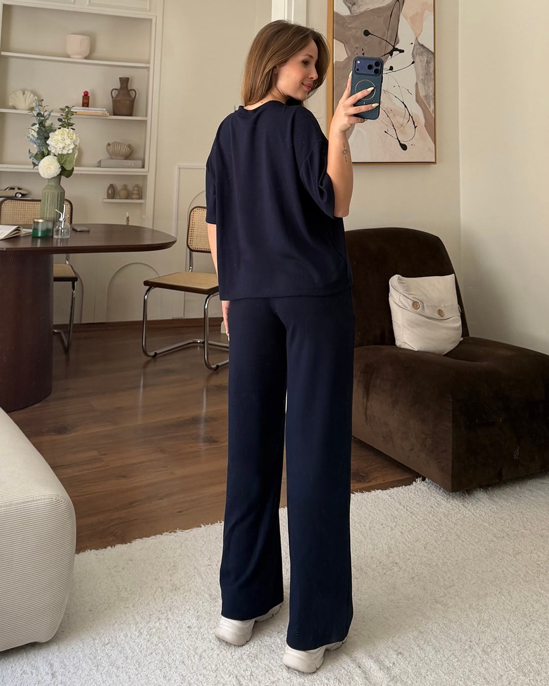 Soft Basic Lacivert Eşofman Takımı
