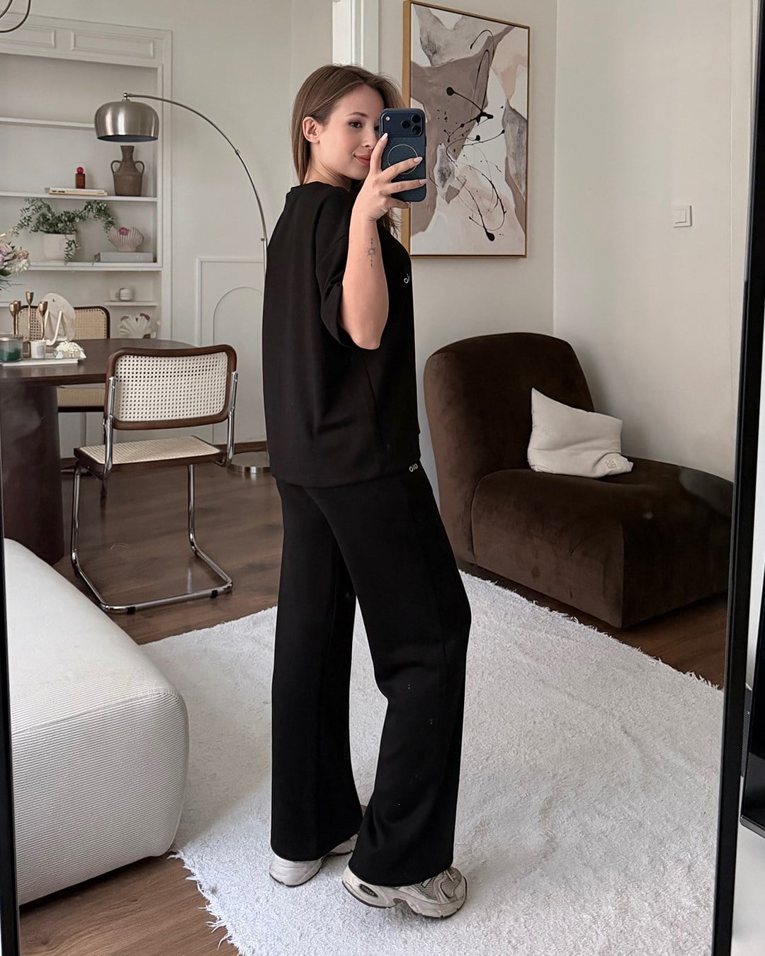 Soft Basic Siyah Eşofman Takımı