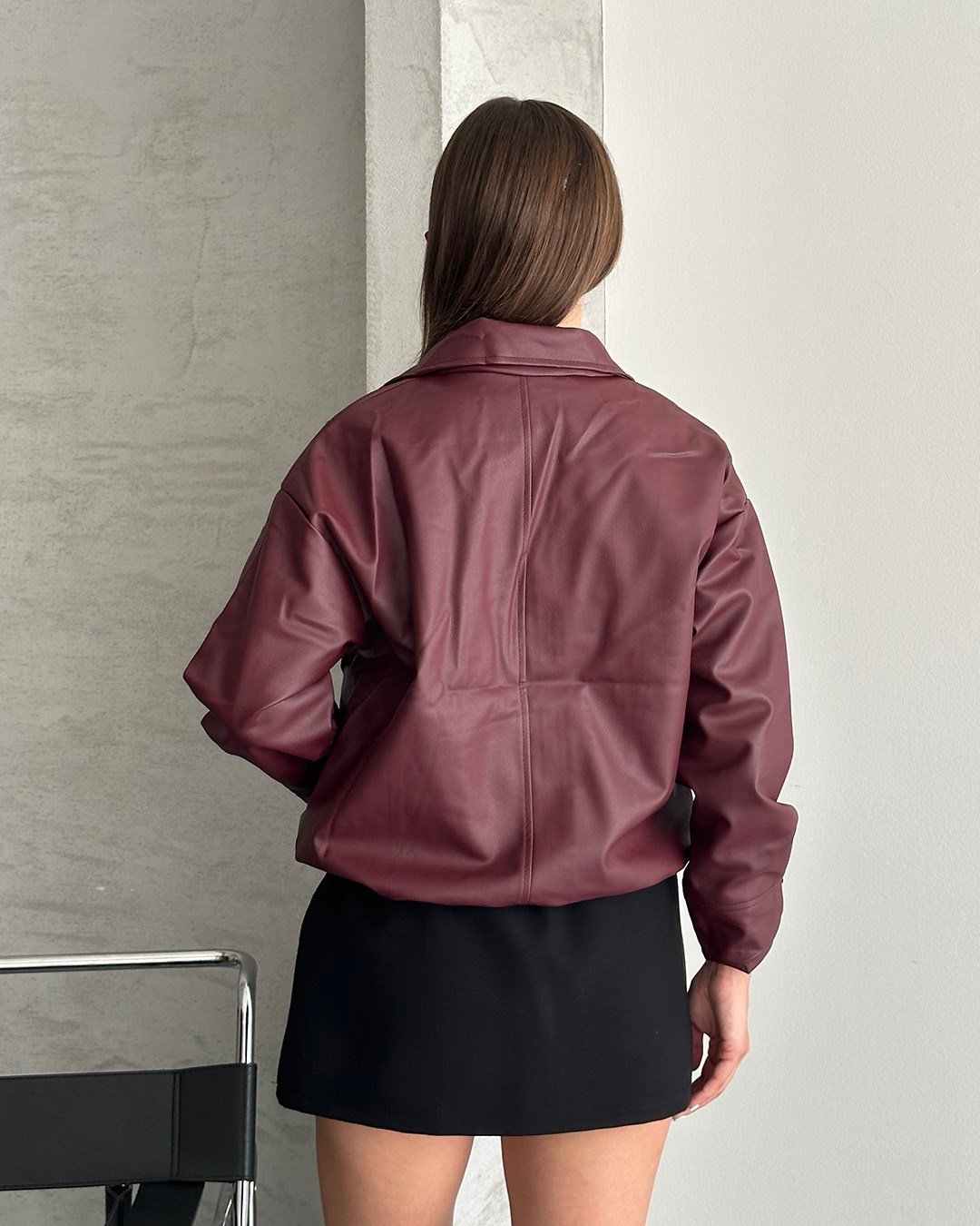 Spx Bordo Deri Ceket