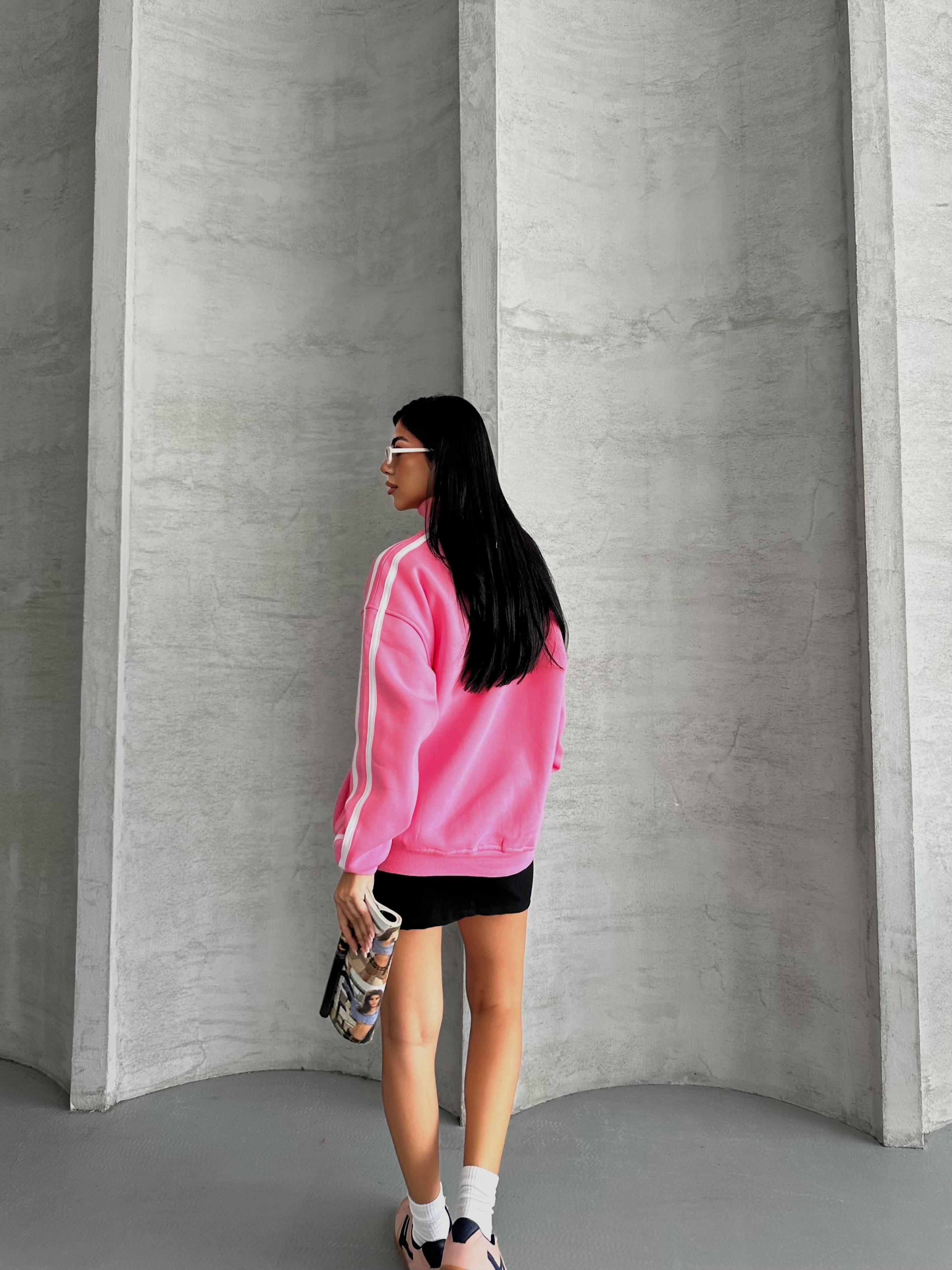 Unisex New York 85 Pembe Sweatshirt