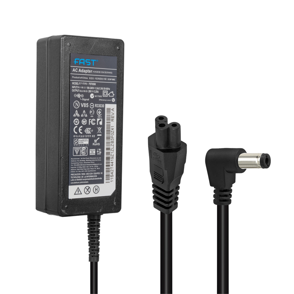 20V 3.25A 65W Notebook Adaptörü (5.5x2.5 mm Uç)