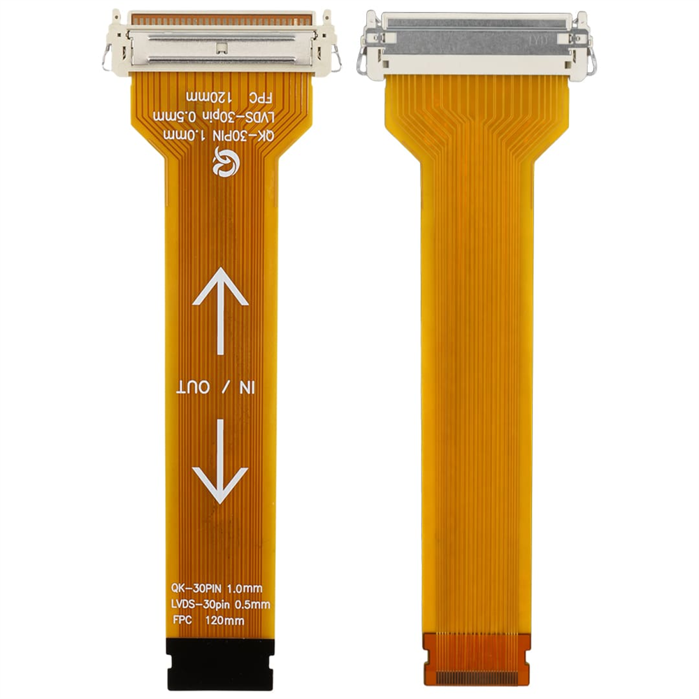 30 Pin 0.5 mm Pitch 100 mm LVDS Flex Kablo (LCD Panel Tamir)