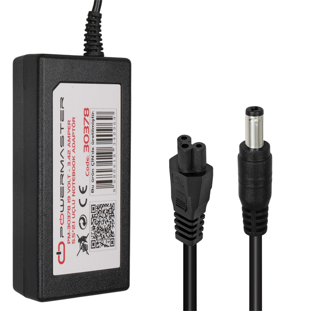 Acer Uyumlu 19V 3.42A Notebook Adaptörü (5.5x2.1 mm Uç)