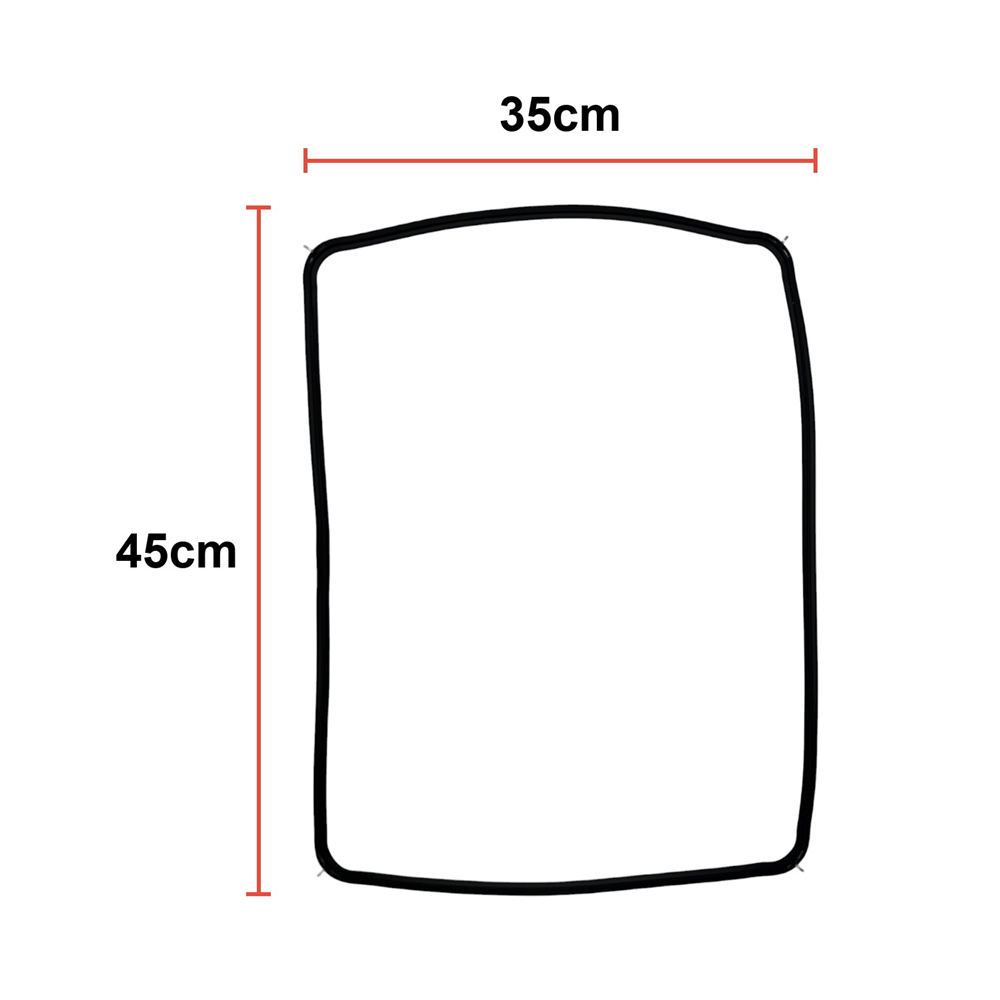 Arçelik, Beko Uyumlu 8123E, ARF9111FDG, 7681DD, CE 52020, D6614 Fırın Kapak Contası 35 cm x 45 cm 455100004