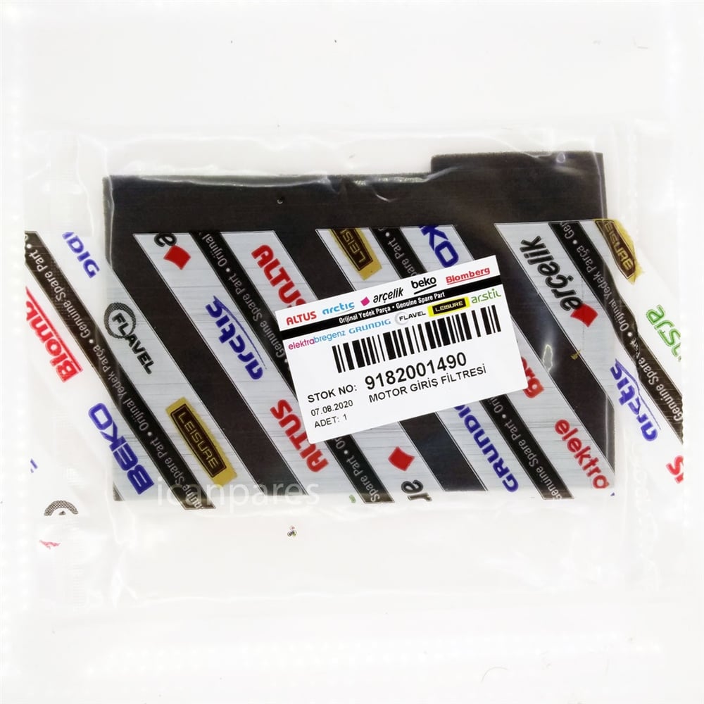 Arçelik Uyumlu 9182001492 S 4120 4122 4124 Elektrikli Süpürge Motor Giriş Filtresi