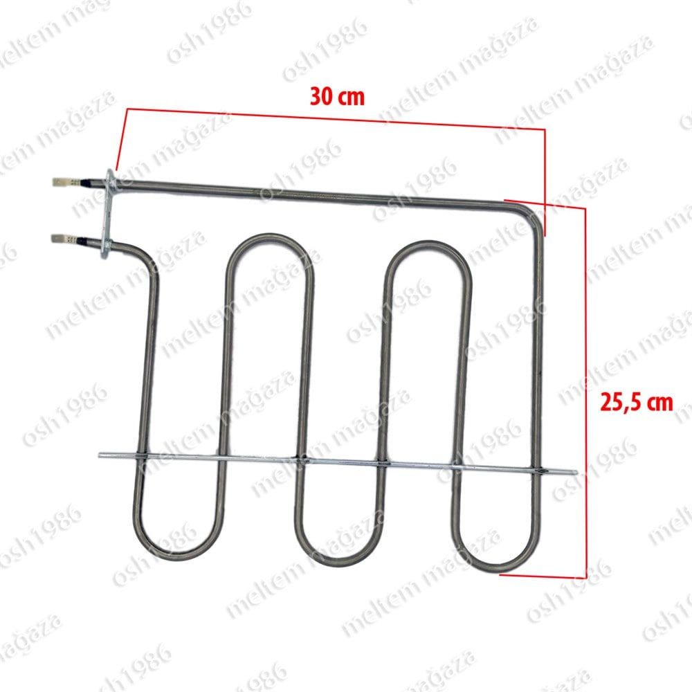 Arçelik Uyumlu ARMF4 Mini Üst Fırın Rezistansı 2000 W Ölçülere Dikkat Ediniz