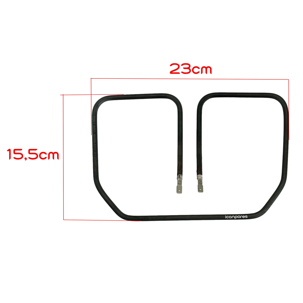 Arçelik Uyumlu Tost Makinesi Rezistansı - 23*15,5cm 110V 800W - Bir Çok Marka İle vb.