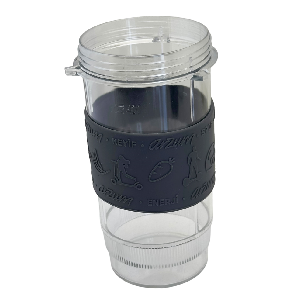 Arzum Uyumlu AR1101 Shake'N Take Joy Kişisel Blender Haznesi 400 Ml, Açık Gri