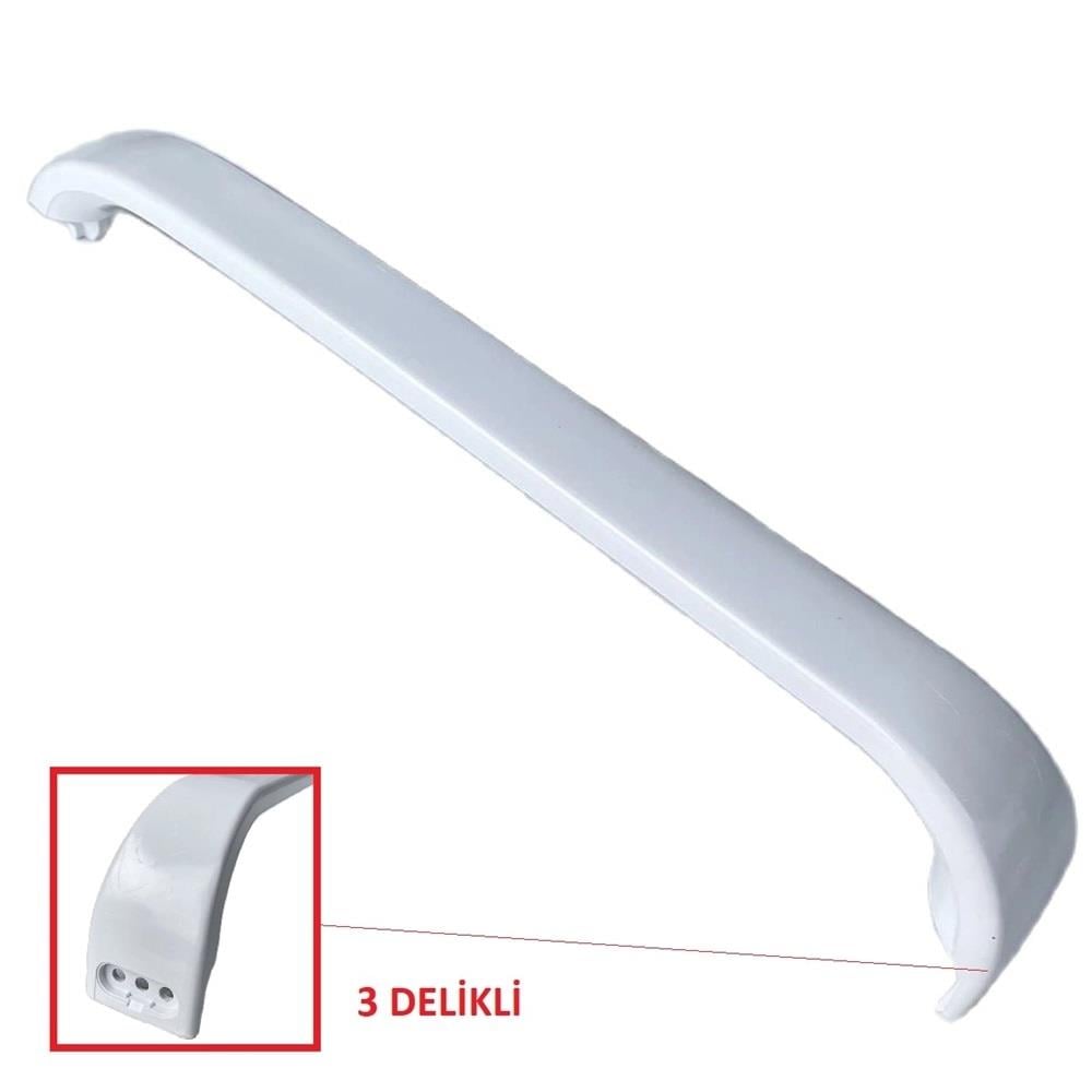 Bosch Buzdolabı Kapı Kolu 3 DELİKLİ UZUN 36,5 CM Beyaz