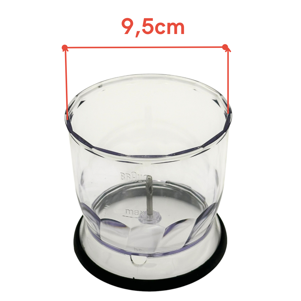 Braun Uyumlu MultiQuick 5 Vario Stabmixer MQ 5245 WH Blender Haznesi 350ml (Küçük Hazne)
