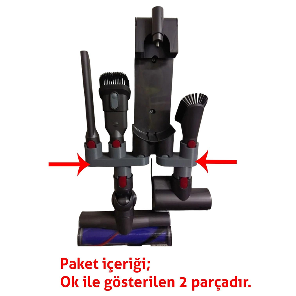 Dyson Uyumlu Süpürge Aksesuar Tutucu, Dyson Uyumlu V7, V8, V10, V11, V15 için Aksesuar Tutucu