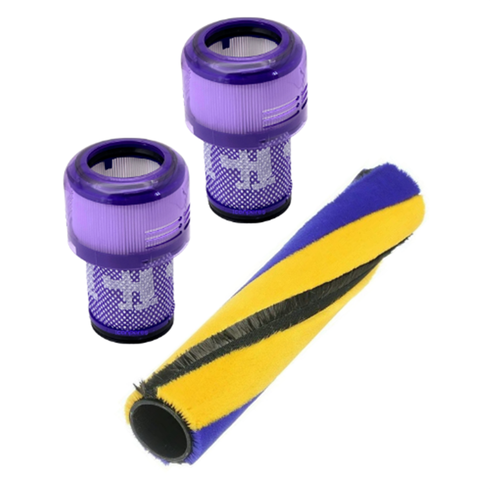 Dyson Uyumlu V12 Detect Slim Süpürge Ana Fırçası ve Hepa Filtre 2 Adet Dyson Uyumlu V12 Detect Slim Süpürge Ana Fırçası ve Hepa Filtre 2 Adet