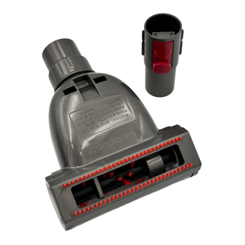Dyson Uyumlu V8, V15, Cyclone V10, V11 SV14, V7 Süpürge Mini Turbo Süpürücü Başlığı (Kırmızı)