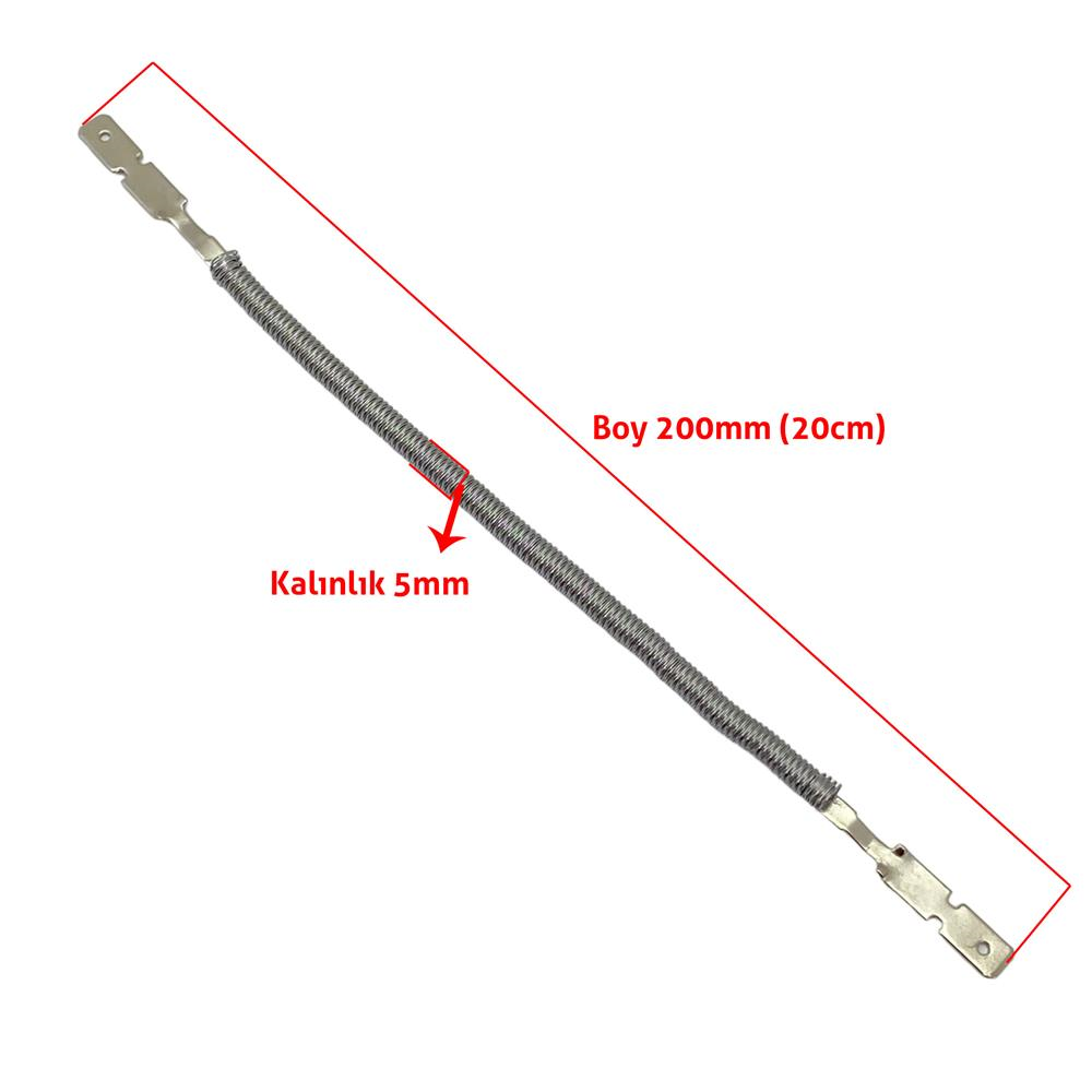 Elektrikli Soba Cam Teli Rezistansı Kısa 500W 20cm Quartz