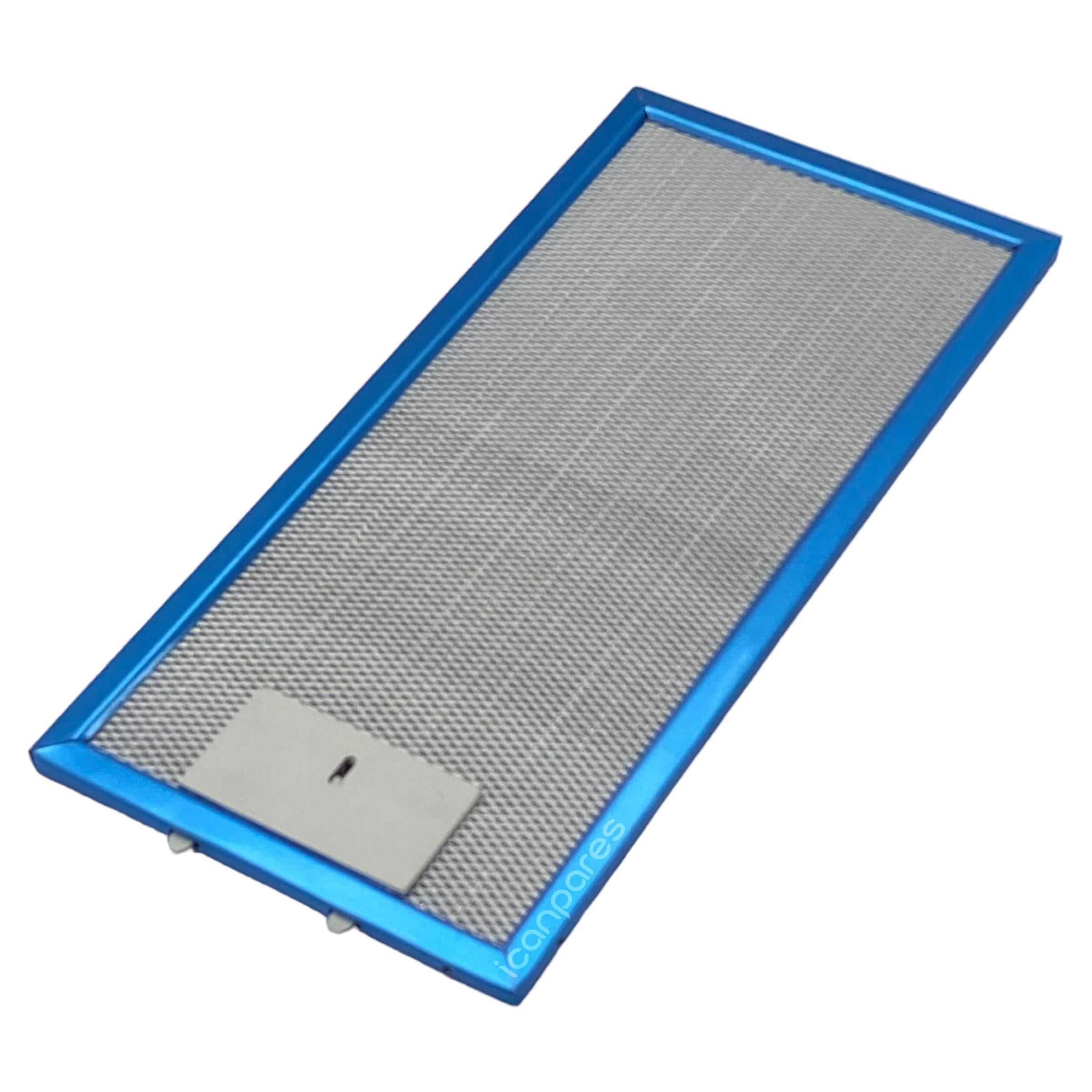 EN 15,9 cm BOY 33,1 cm - Arka Tırnak 4,5 cm Aspiratör Davlumbaz Metal Yağ Filtresi
