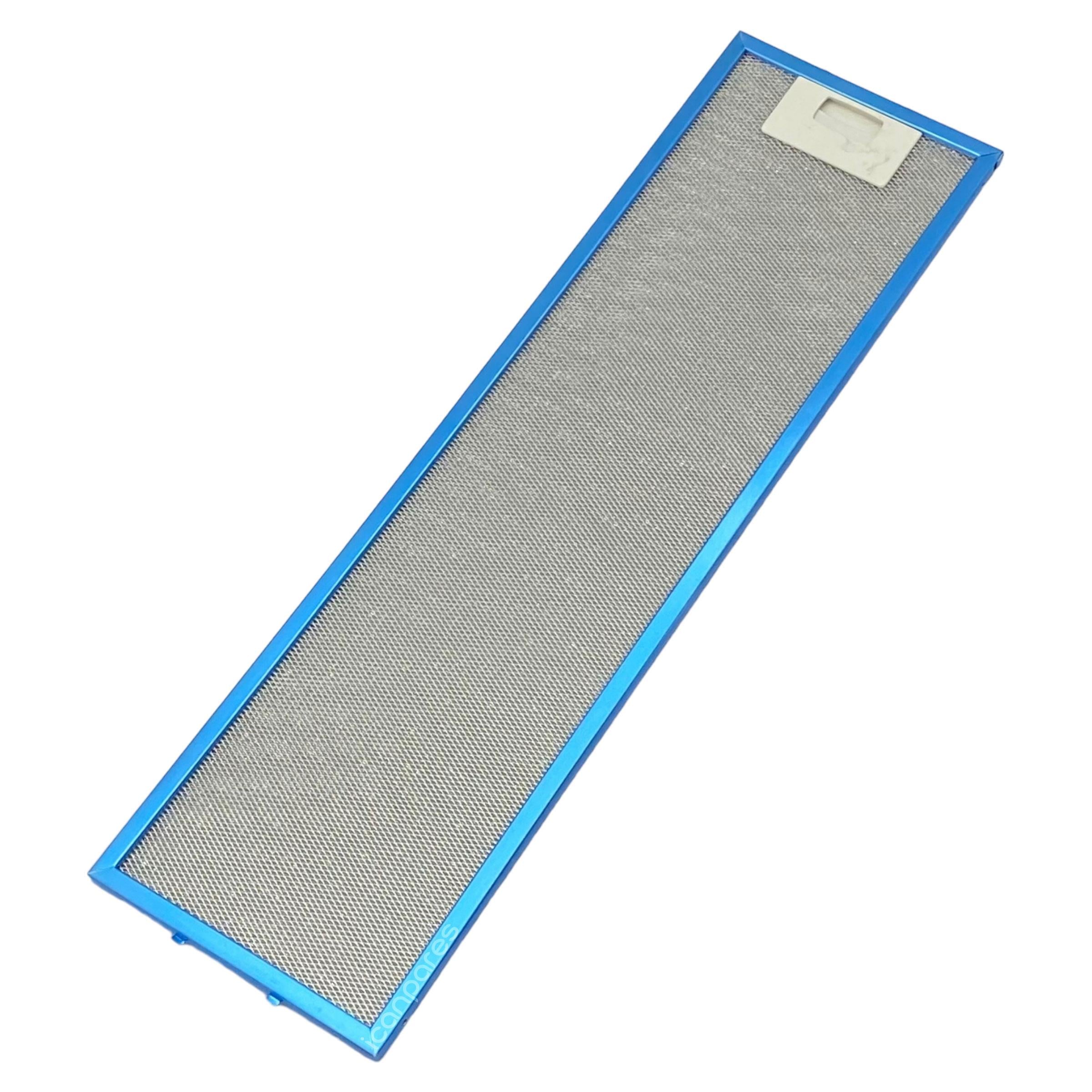 EN 16,0 cm BOY 56,0 cm - Arka Tırnak 4,5 cm Aspiratör Davlumbaz Metal Yağ Filtresi