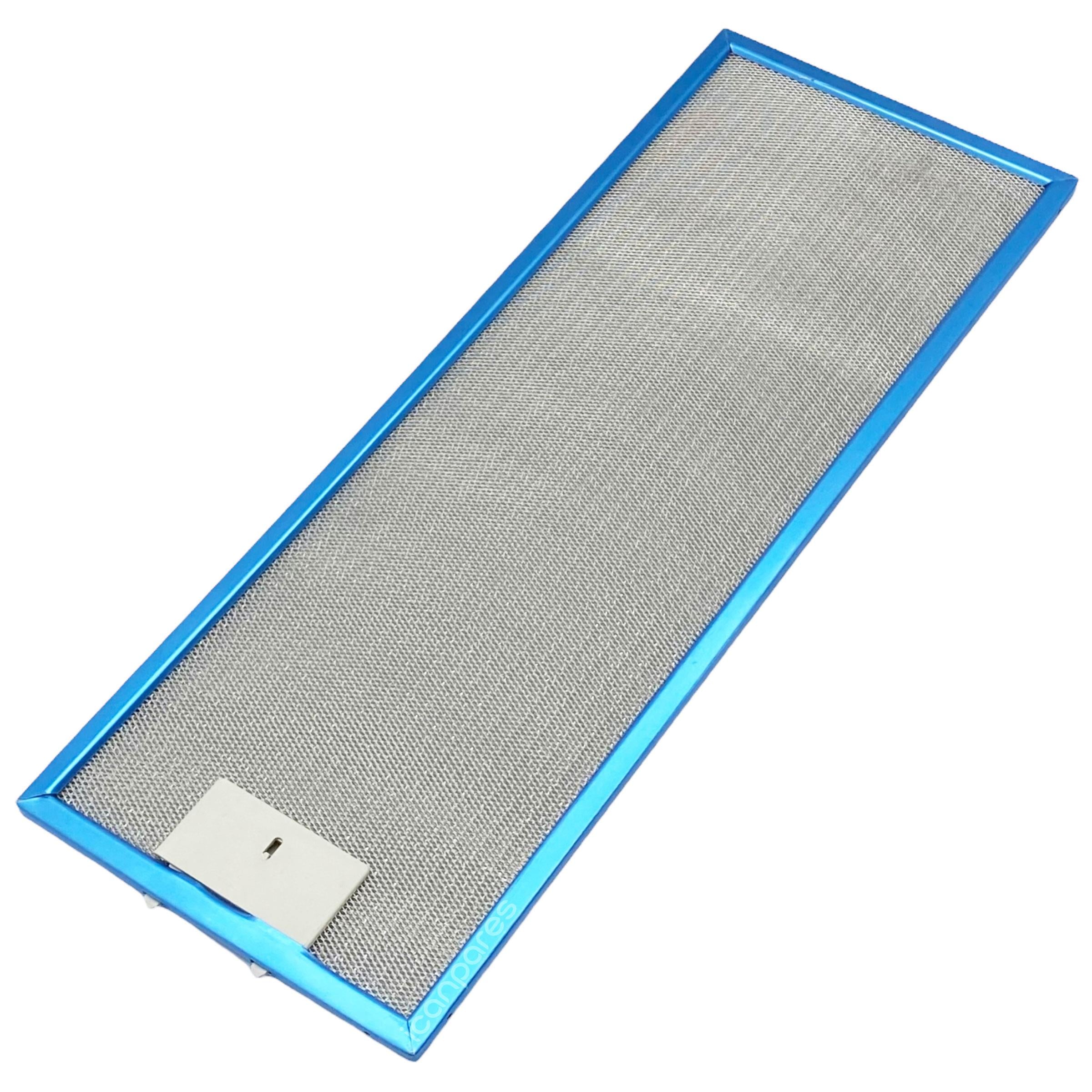 EN 19,3 cm BOY 51,5 cm - Arka Tırnak 4,5 cm Aspiratör Davlumbaz Metal Yağ Filtresi
