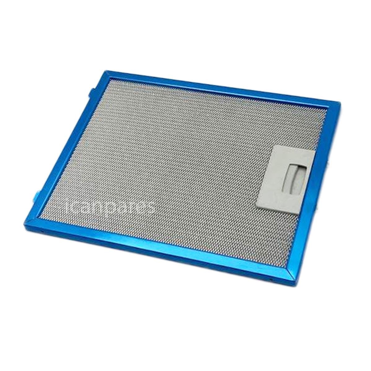 EN 21 cm BOY 26 cm - Arka Tırnak 12,5 cm Aspiratör Davlumbaz Metal Yağ Filtresi
