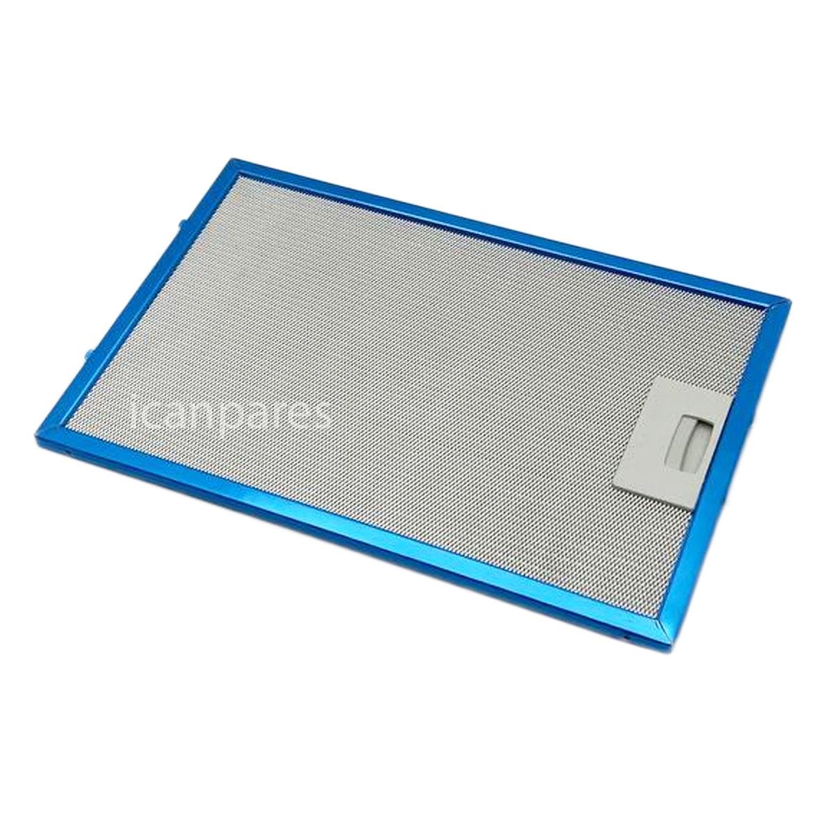 EN 22,5 cm BOY 34 cm - Arka Tırnak 10 cm Aspiratör Davlumbaz Metal Yağ Filtresi