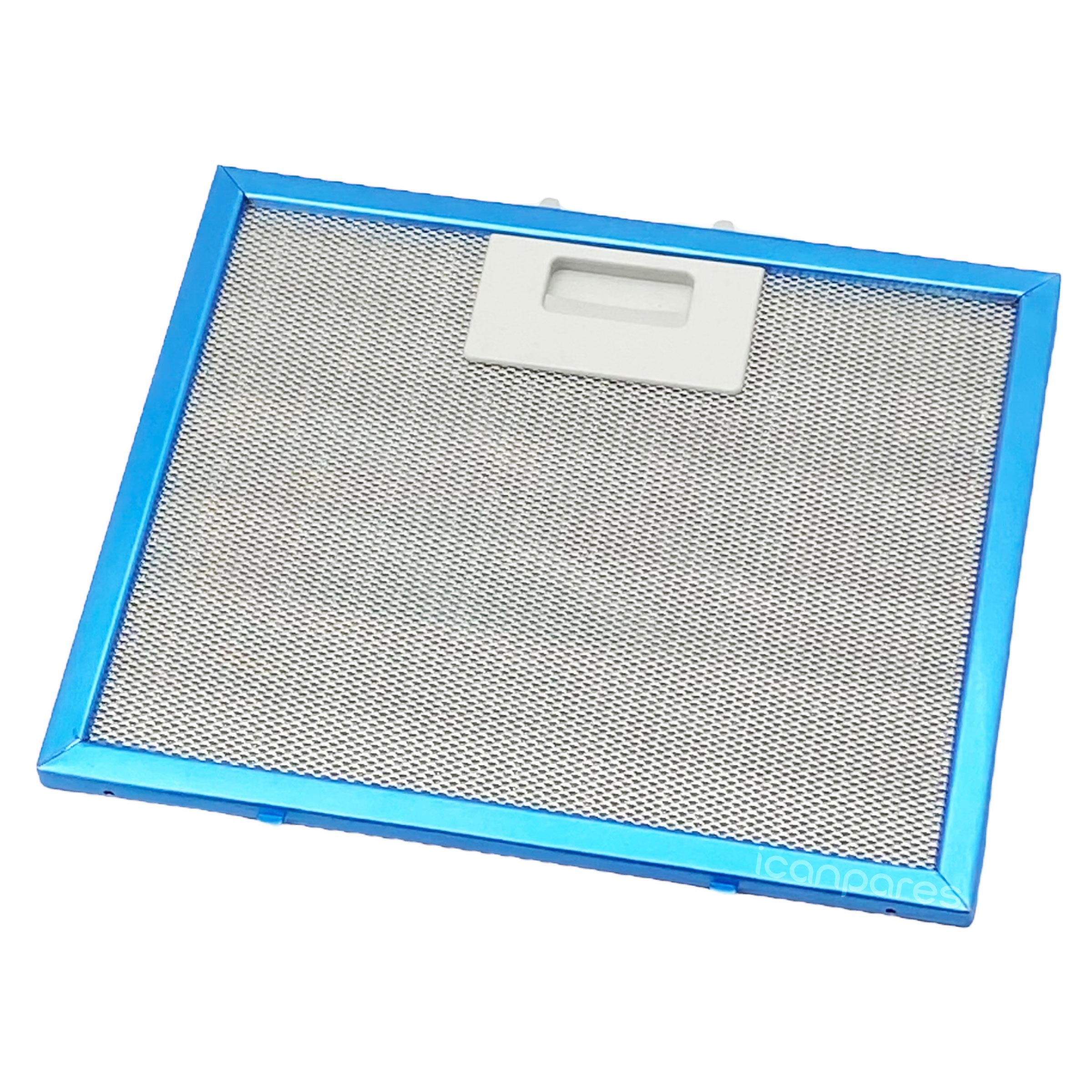 EN 25,0 cm BOY 20,5 cm - Arka Tırnak 11,5 cm Aspiratör Davlumbaz Metal Yağ Filtresi