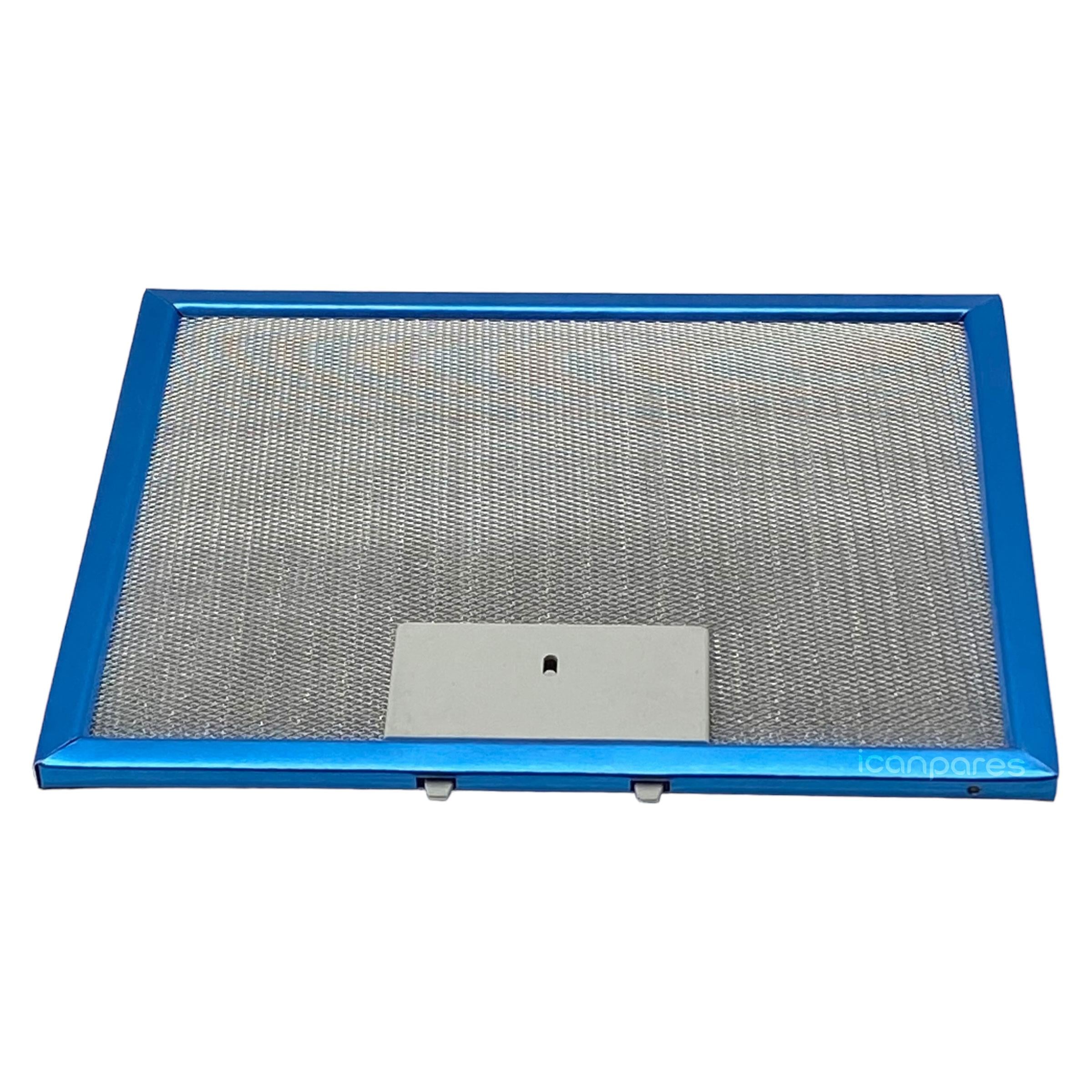 EN 25,0 cm BOY 20,5 cm - Arka Tırnak 11,5 cm Aspiratör Davlumbaz Metal Yağ Filtresi