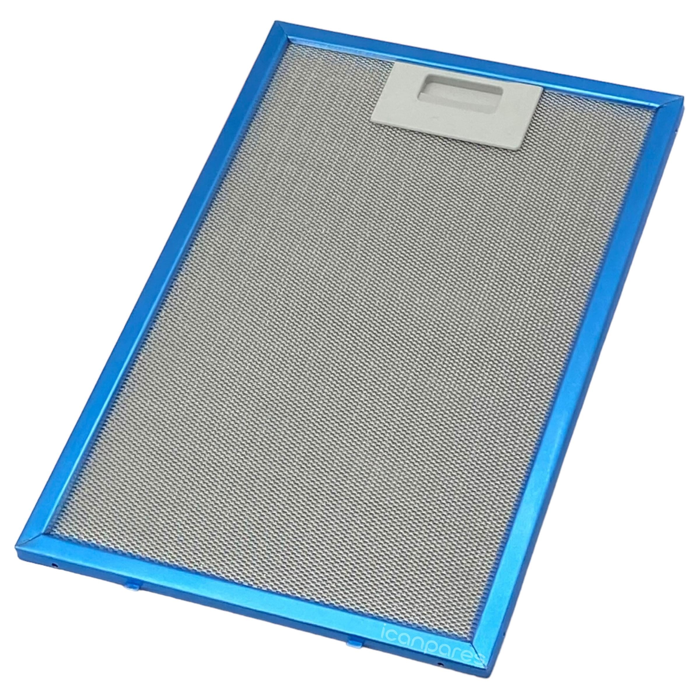 EN 26,8 cm BOY 29,0 cm - Arka Tırnak 12,5 cm Aspiratör Davlumbaz Metal Yağ Filtresi