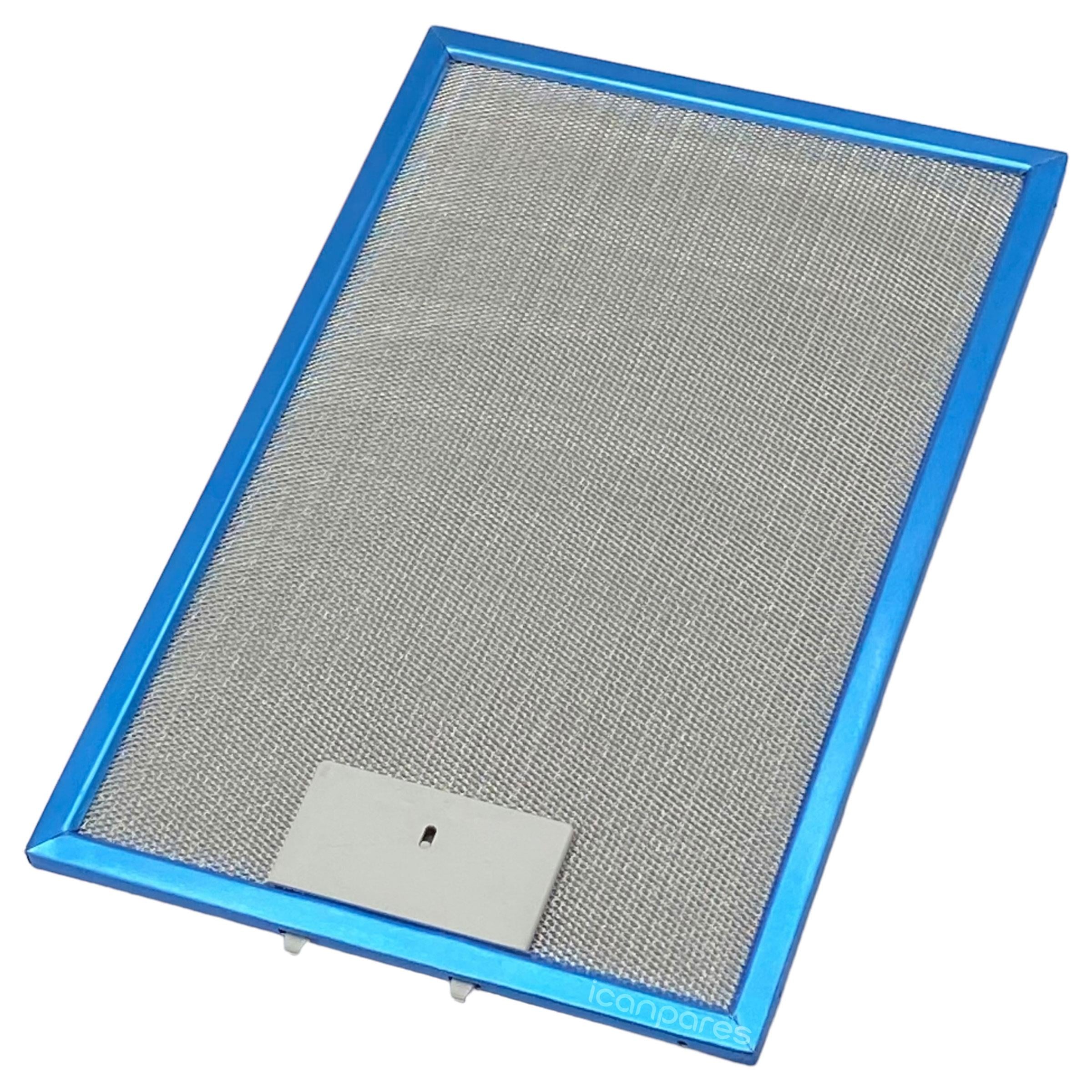 EN 26,8 cm BOY 29,0 cm - Arka Tırnak 12,5 cm Aspiratör Davlumbaz Metal Yağ Filtresi
