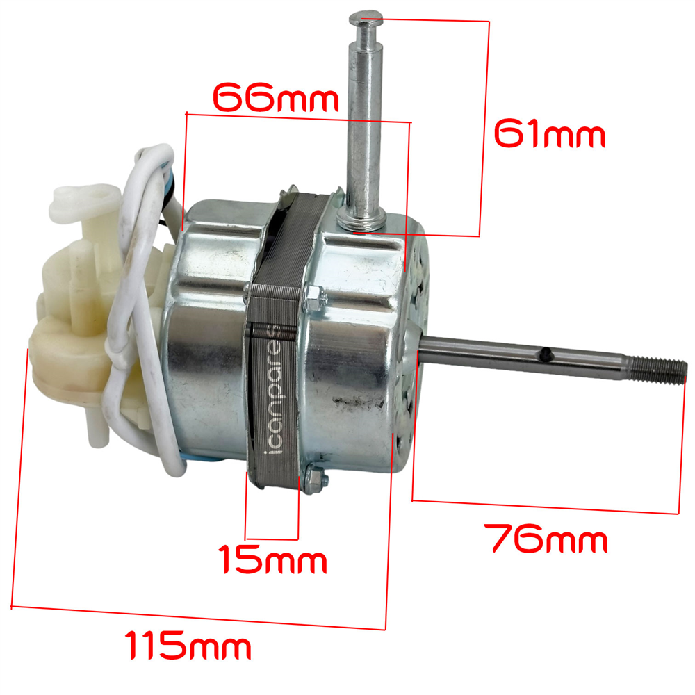 Fakir Uyumlu VC20S/VC40/VC4041/VC40S/VC6538/Mili 10mm - Dişli/Çok Marka İle Uyumlu Mili 10mm - Dişli/P 1611 Vantilatör Motoru