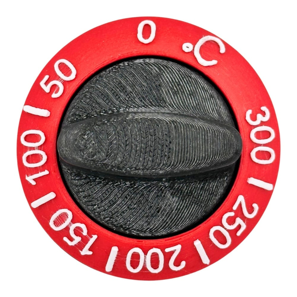 Fırın Derece Düğmesi (Kırmızı) 50-300